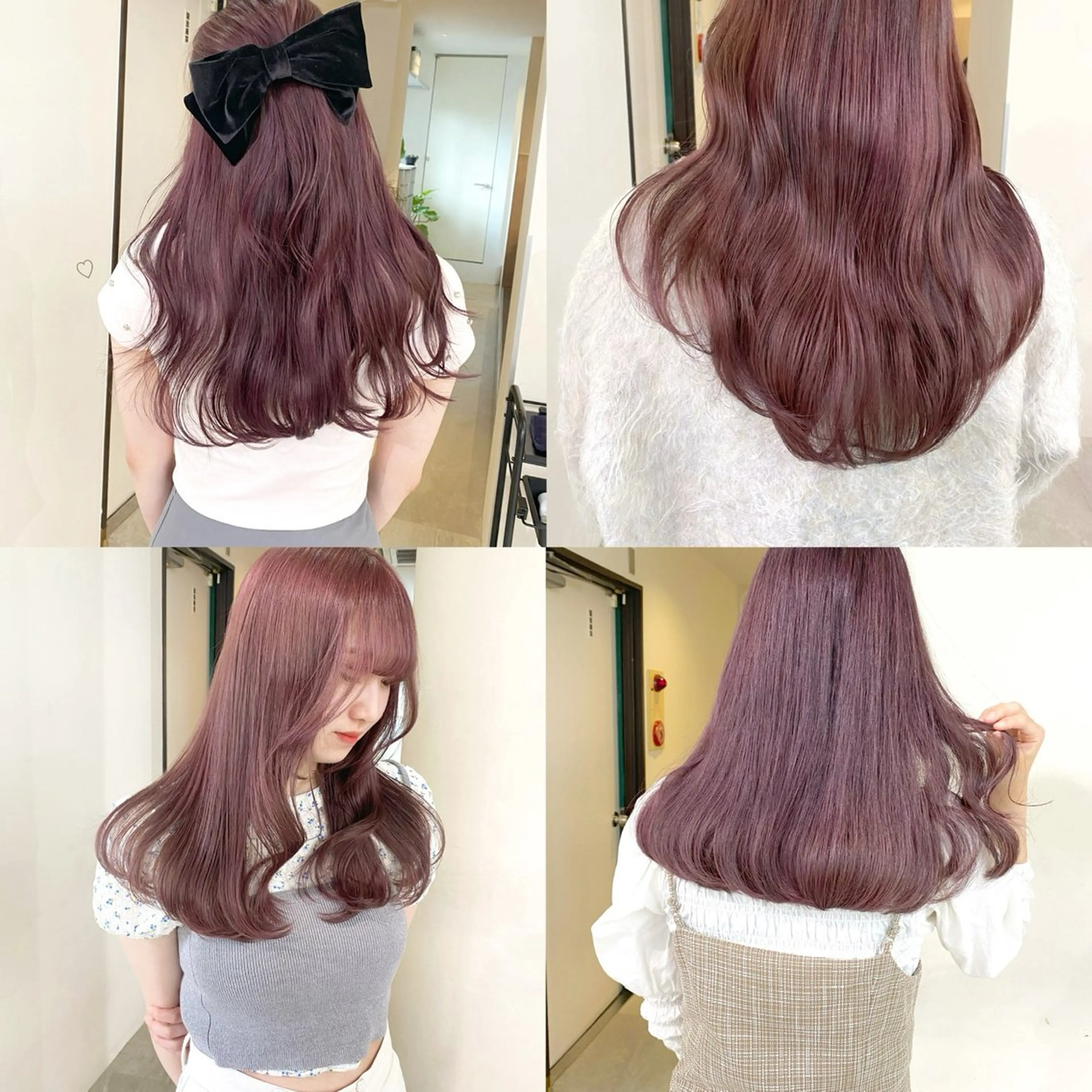 カラー ブリーチ ヘアカラー mizuki/ピンク ベージュ.レイヤーのヘアスタイル