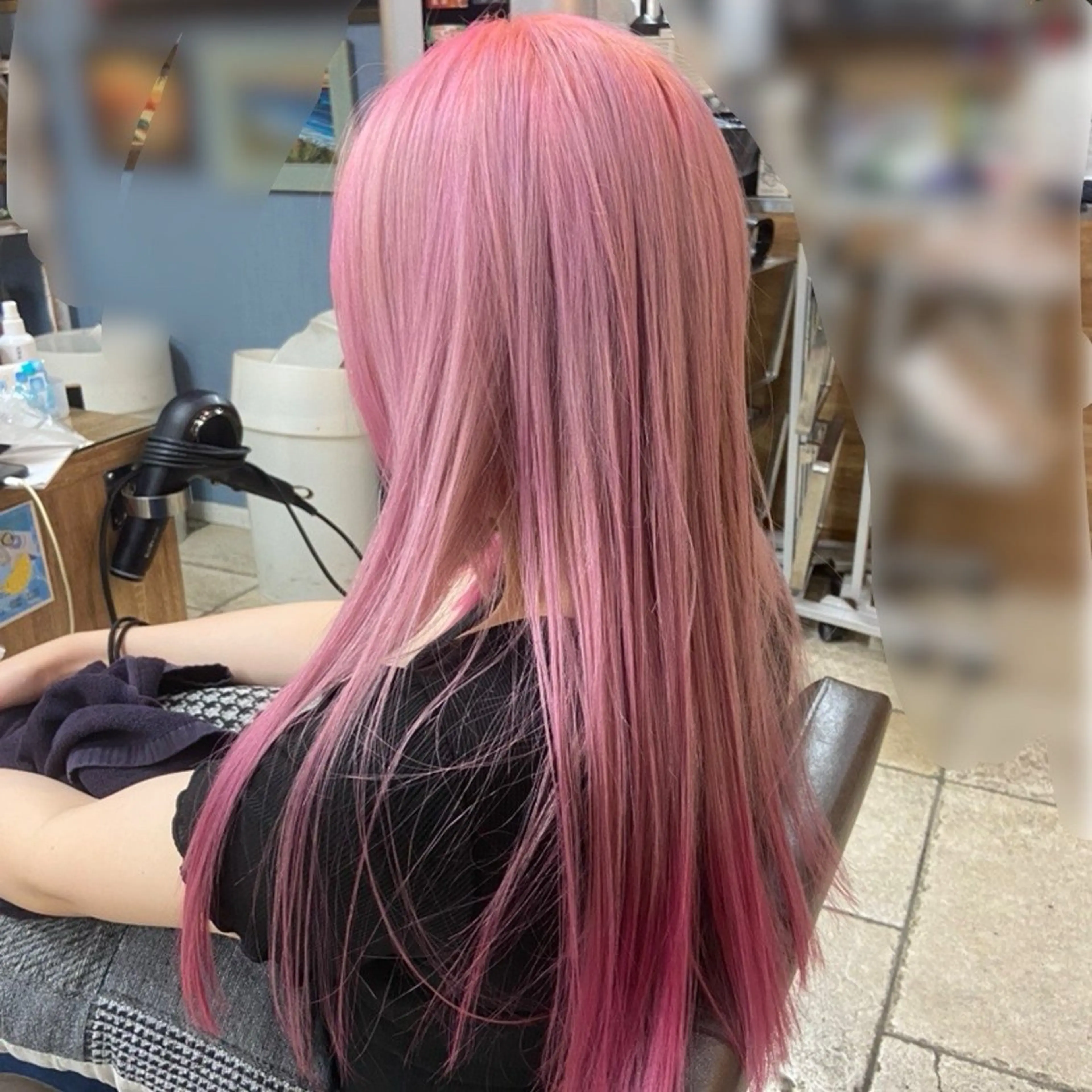 ロング 平塚/顔周りレイヤー /寒色/きゅうとのヘアスタイル