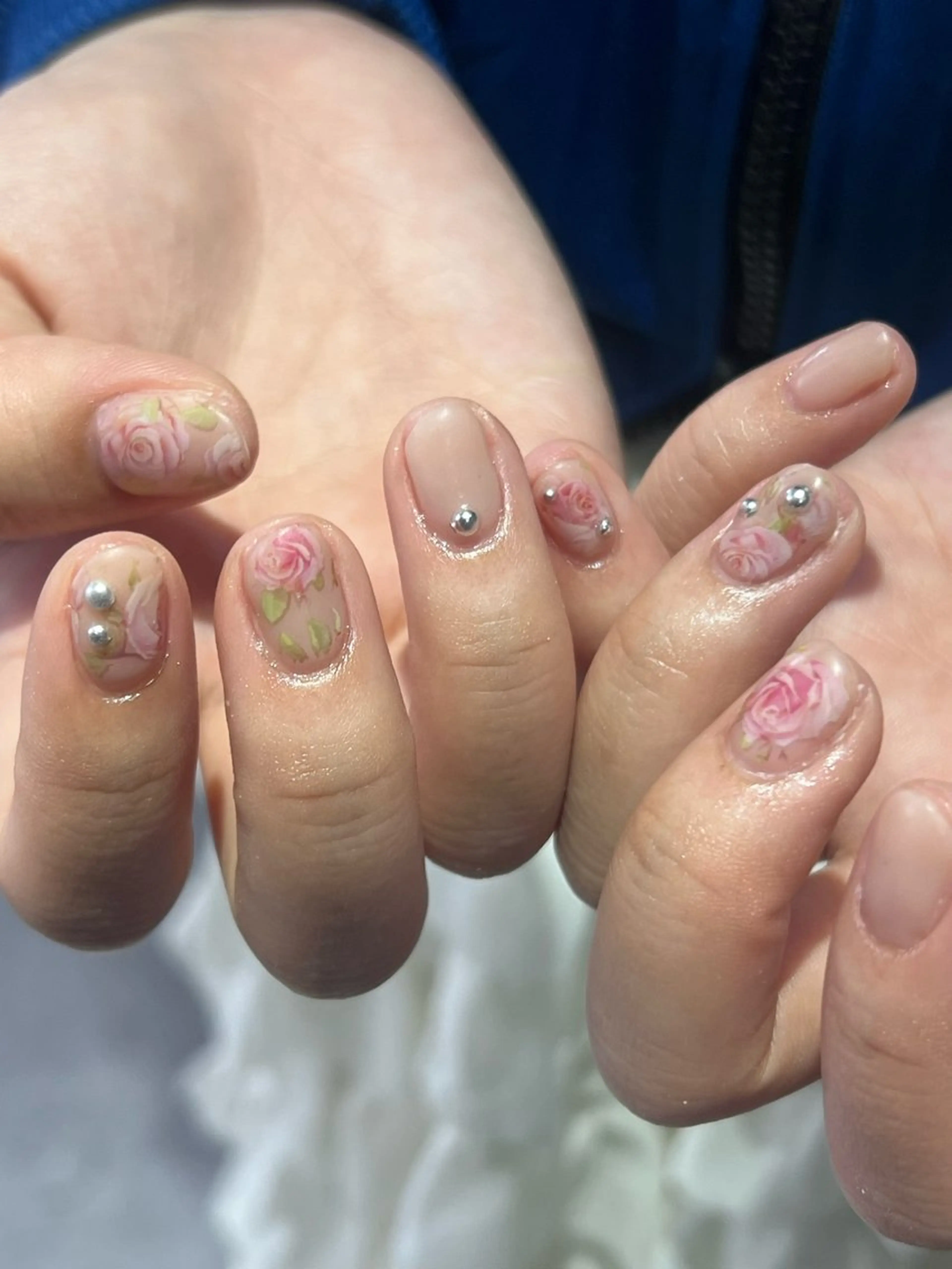 ネイル ハンドネイル Hata nail 🎀個性派ニュアンスのネイルデザイン