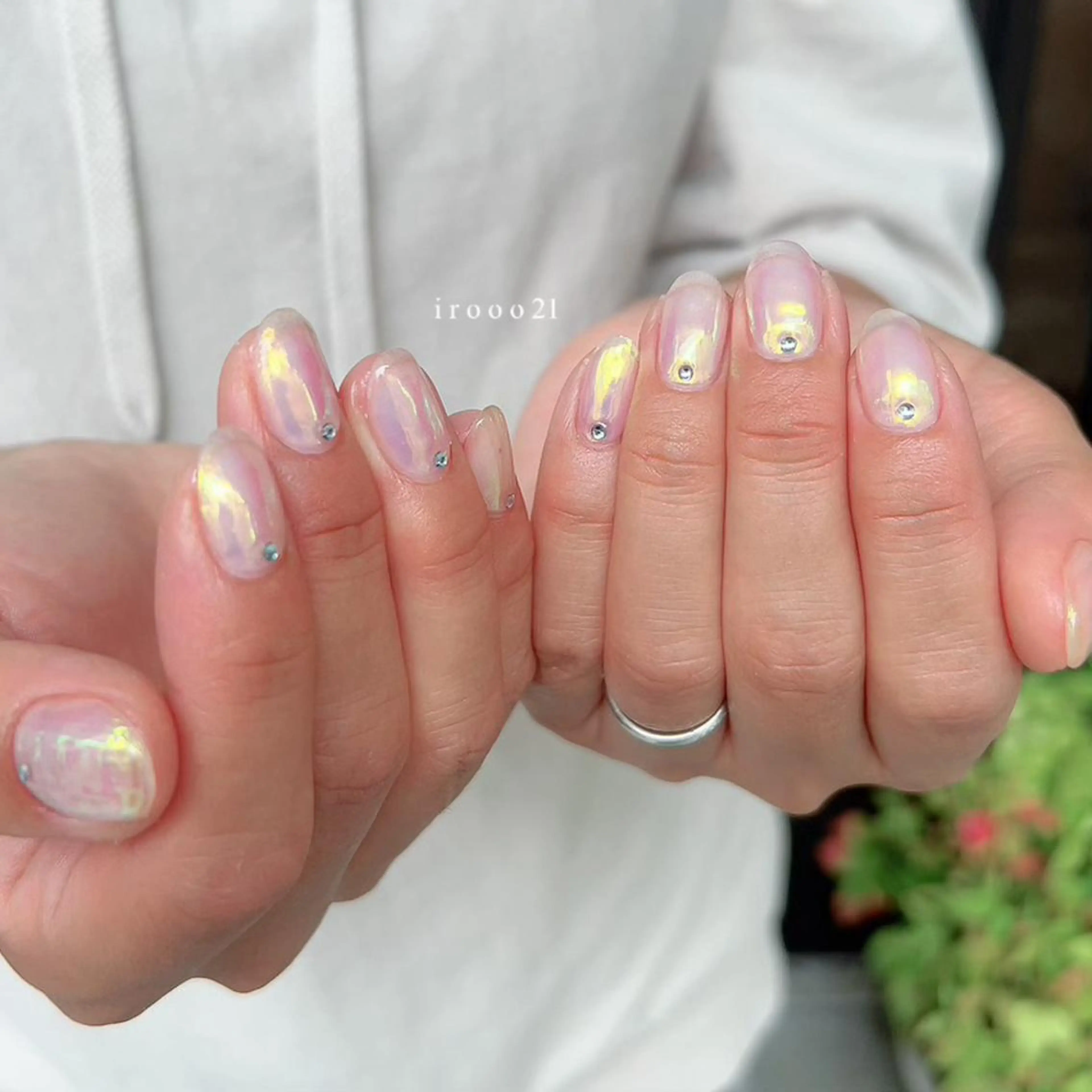 ネイル 氷ネイル・うるうるネイル ストーンネイル irooo 21のネイルデザイン