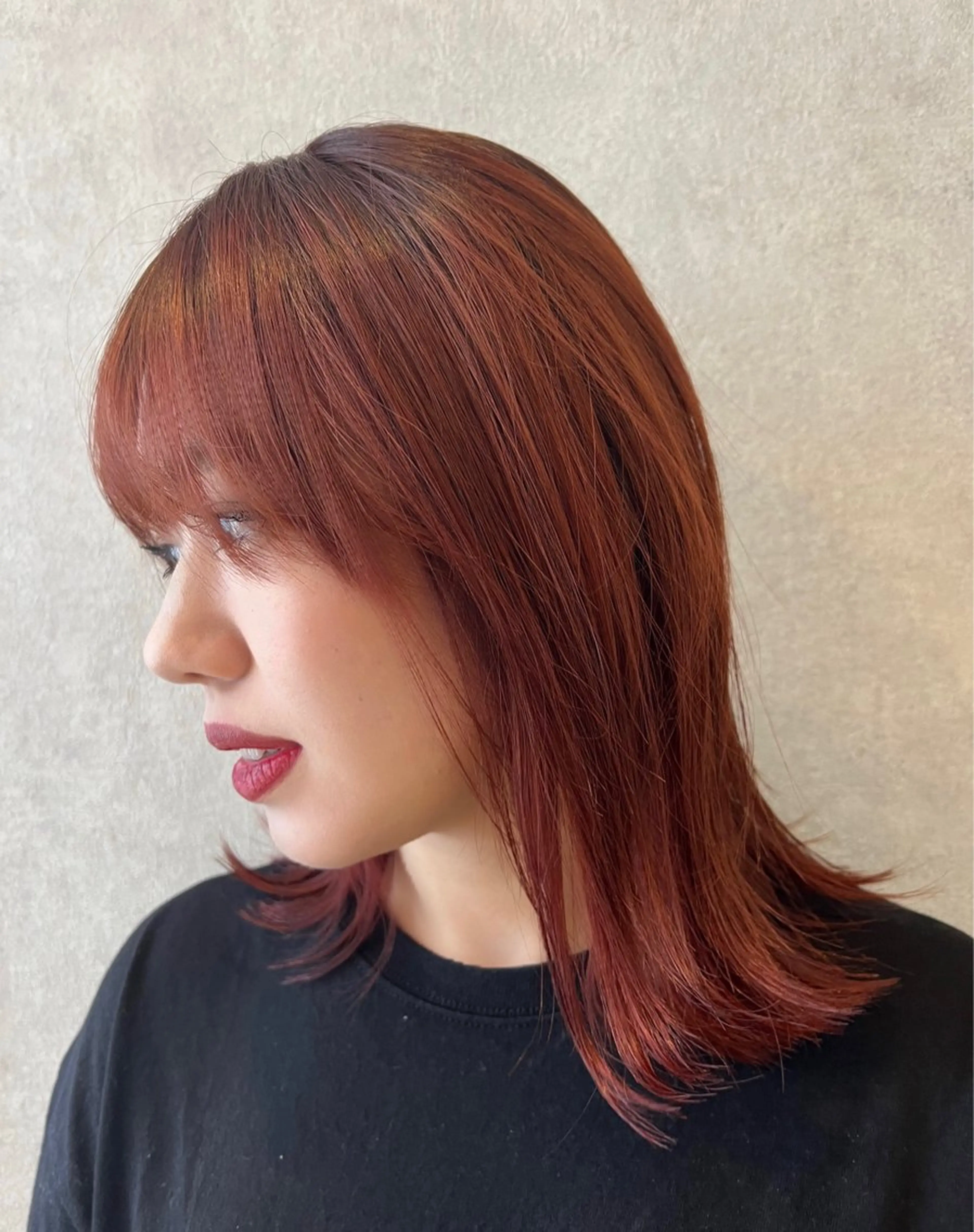 ミディアム 🎀zina/韓国 🎀amiのヘアスタイル