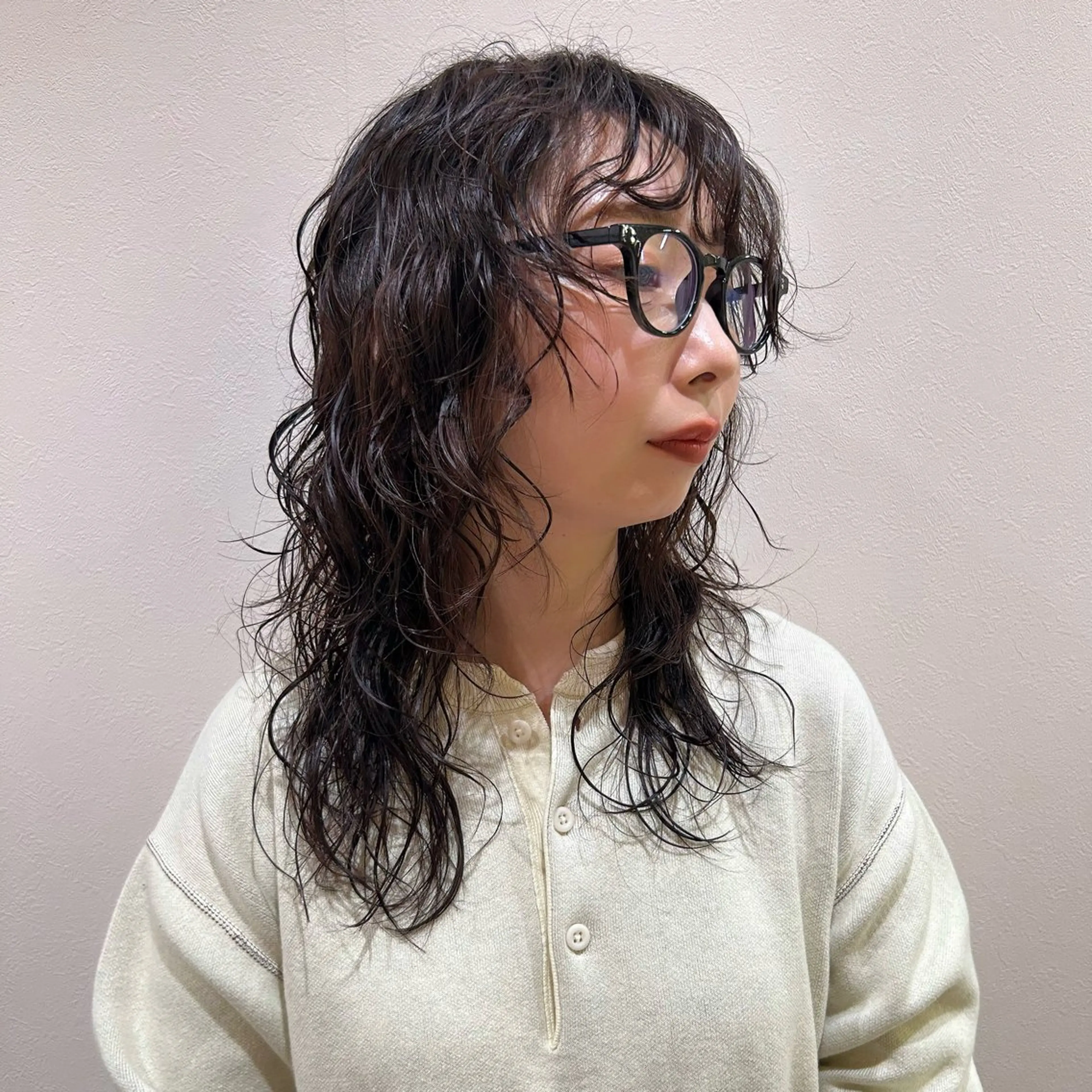 ロング パーマ カット パーマ 横浜カラー/パーマ/ SAKI💫のヘアスタイル