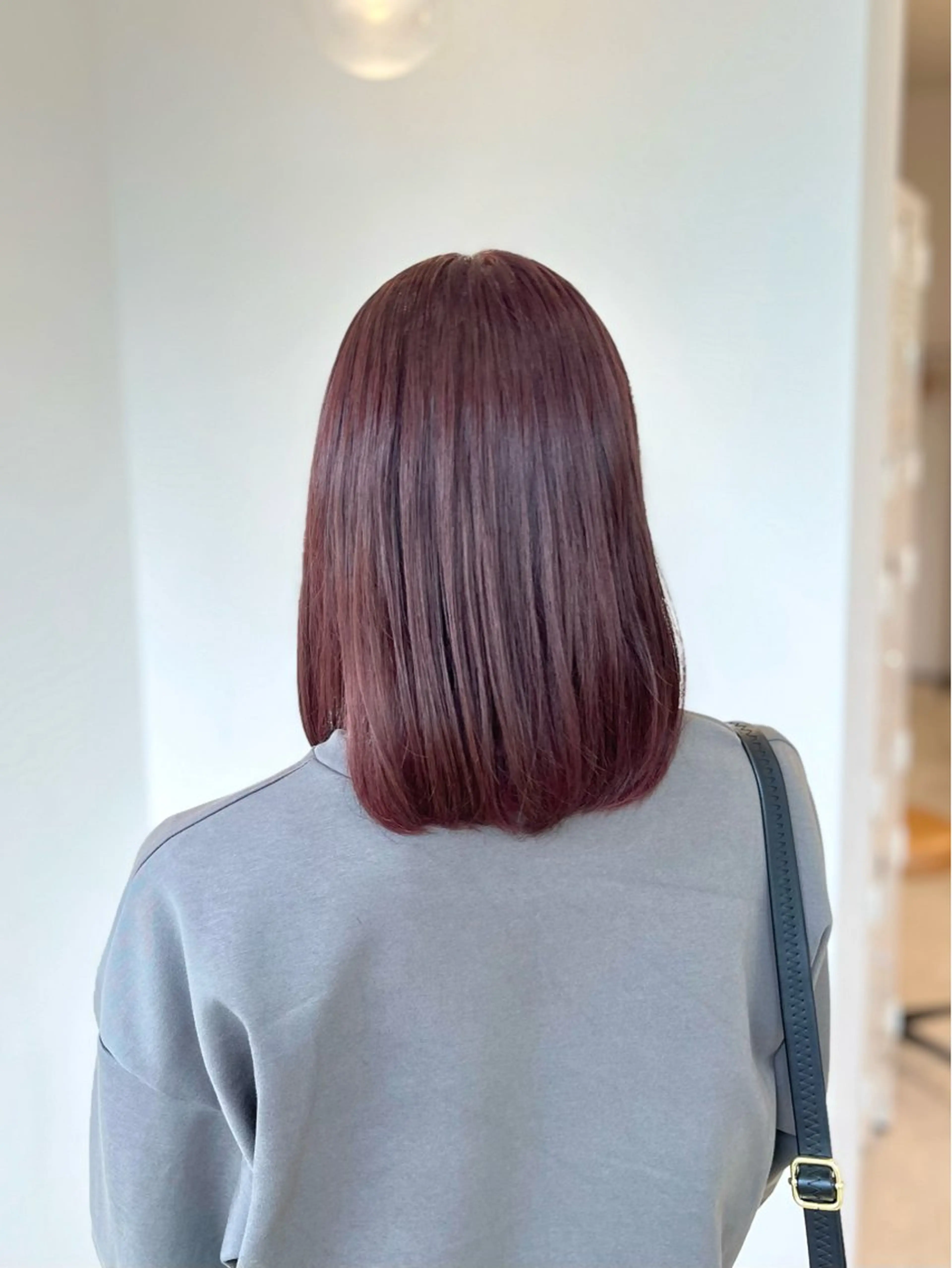 ミディアム カラー カット ヘアカラー トリートメント LiL HAIR＆SMILE 新浜店所属・葉田 綾乃のヘアスタイル