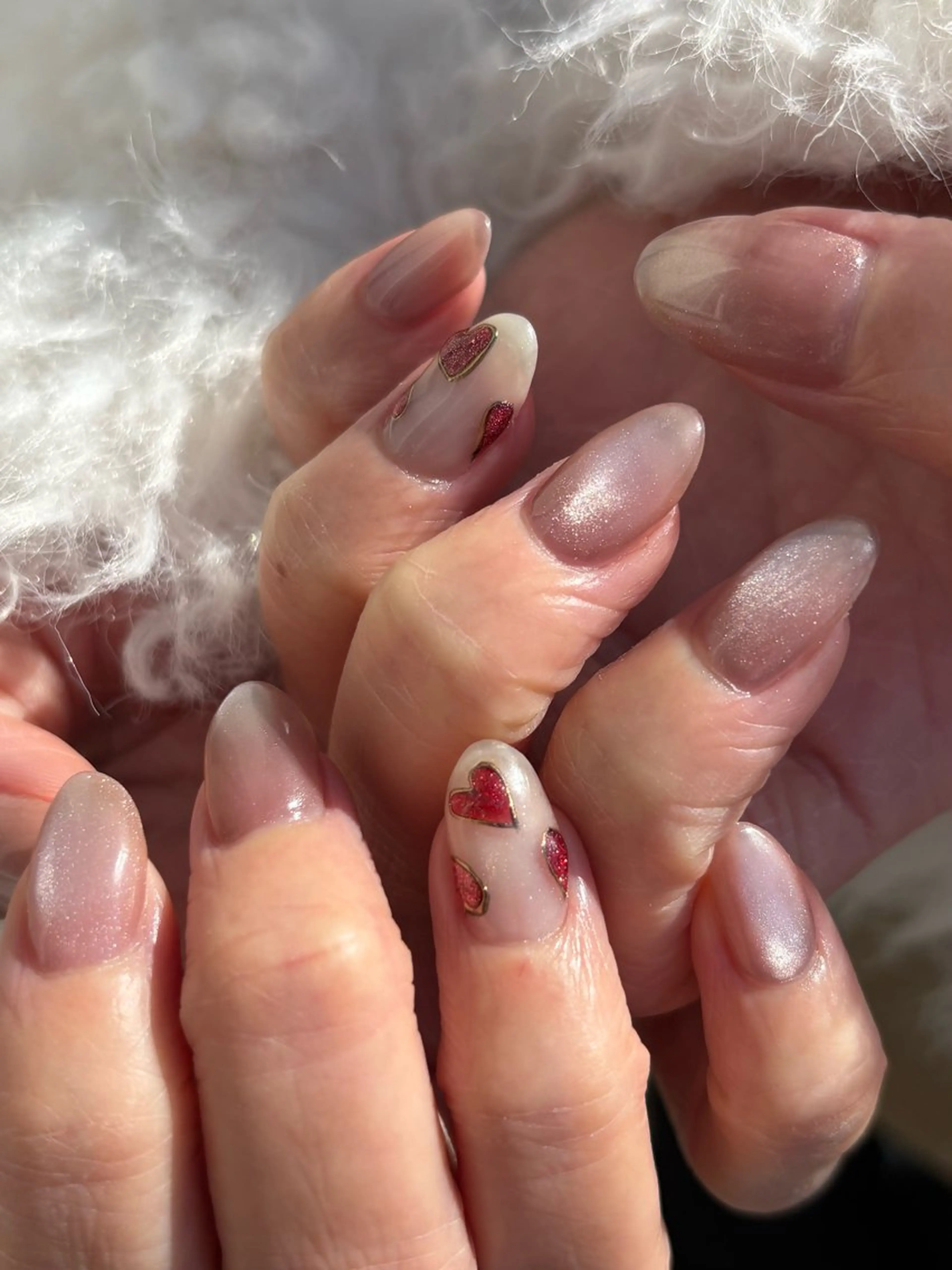 ネイル マグネットネイル ハンドネイル nailsalon bellaのネイルデザイン