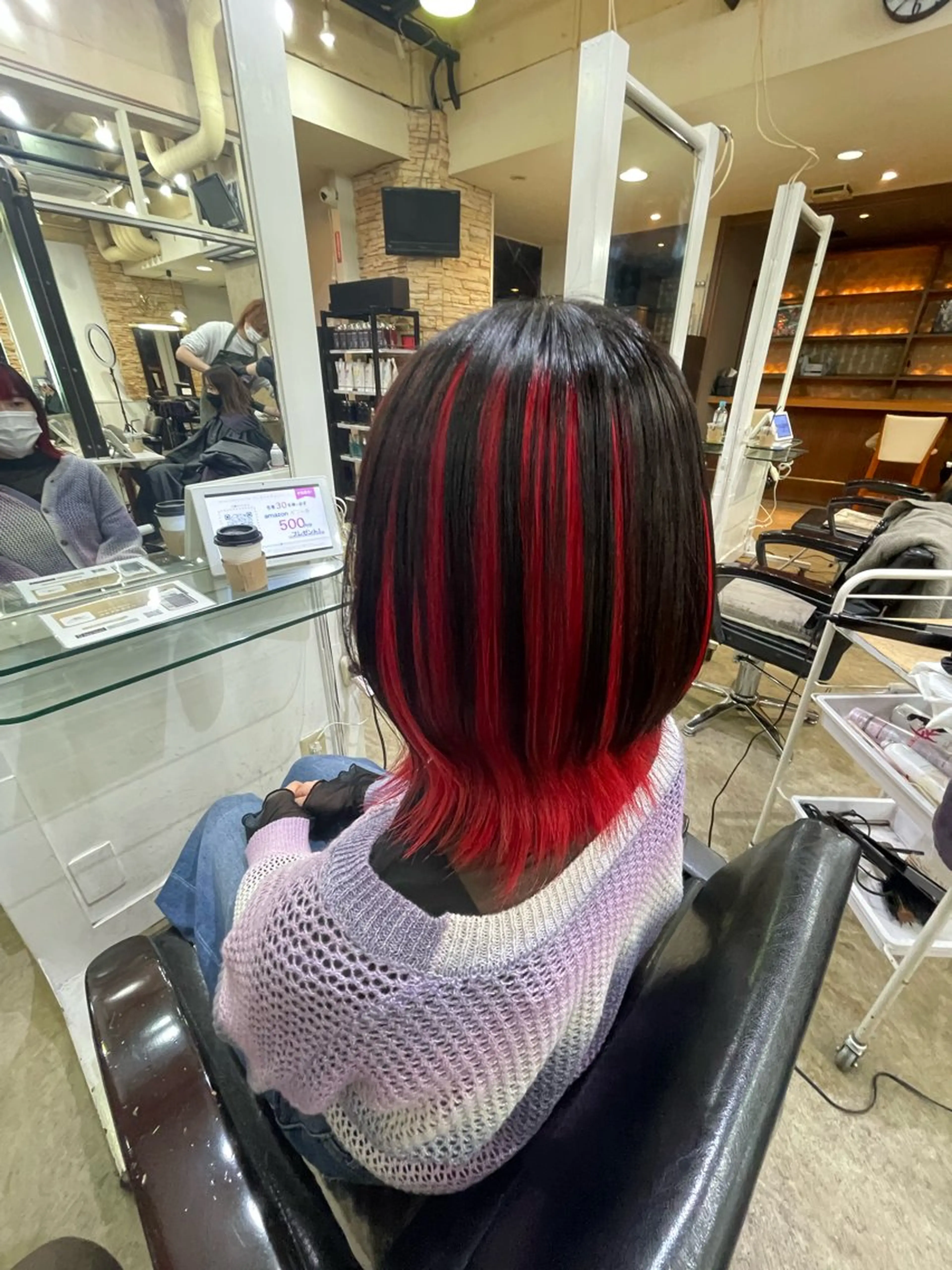 ショート ヘアカラー トリートメント ヘアセット PSY【サイ】所属・PSY【サイ】 /池袋/RYUSEIのヘアスタイル