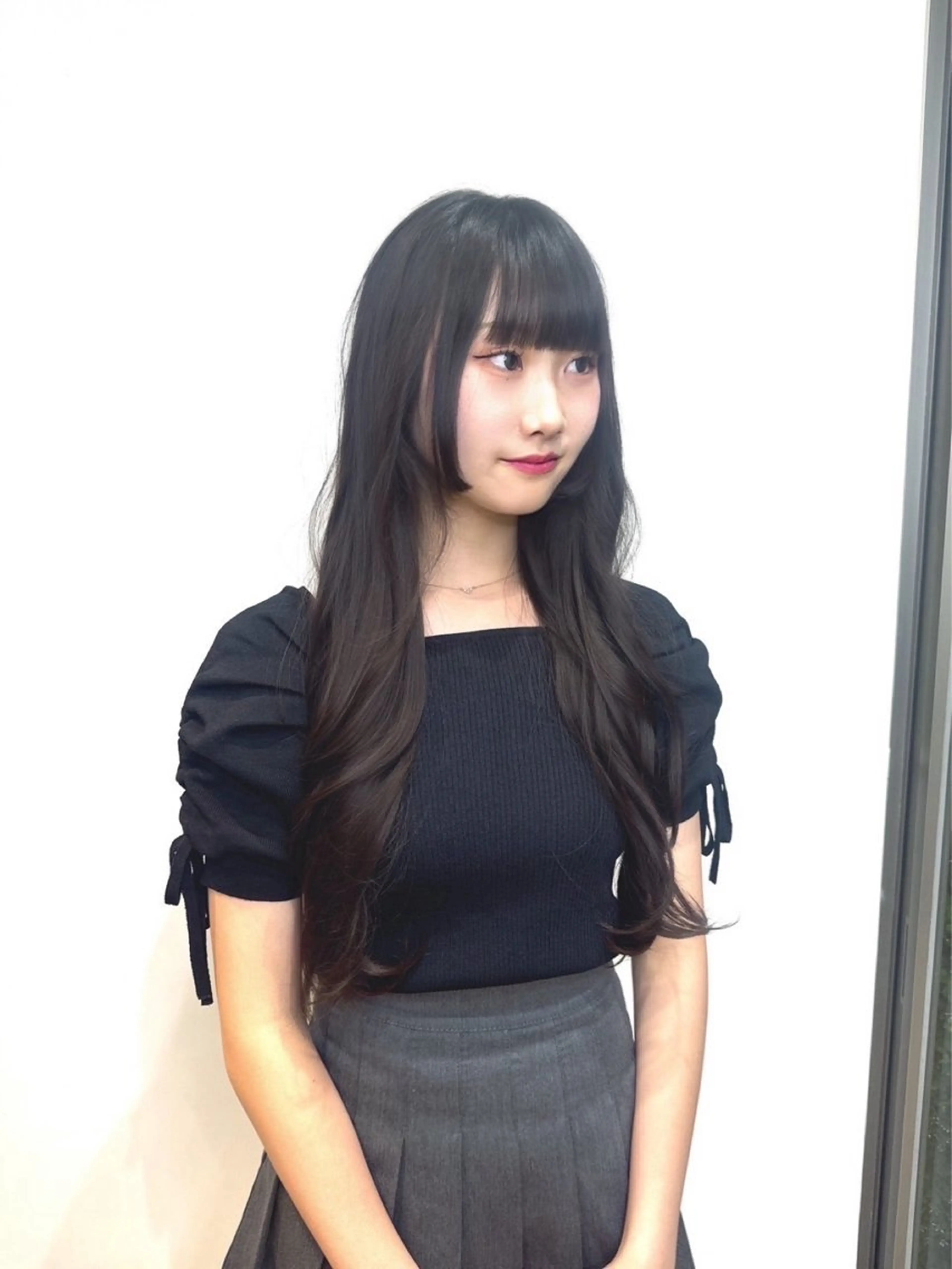 ロング 曲がる縮毛/カルマパ ーマ/池袋/横村大全のヘアスタイル