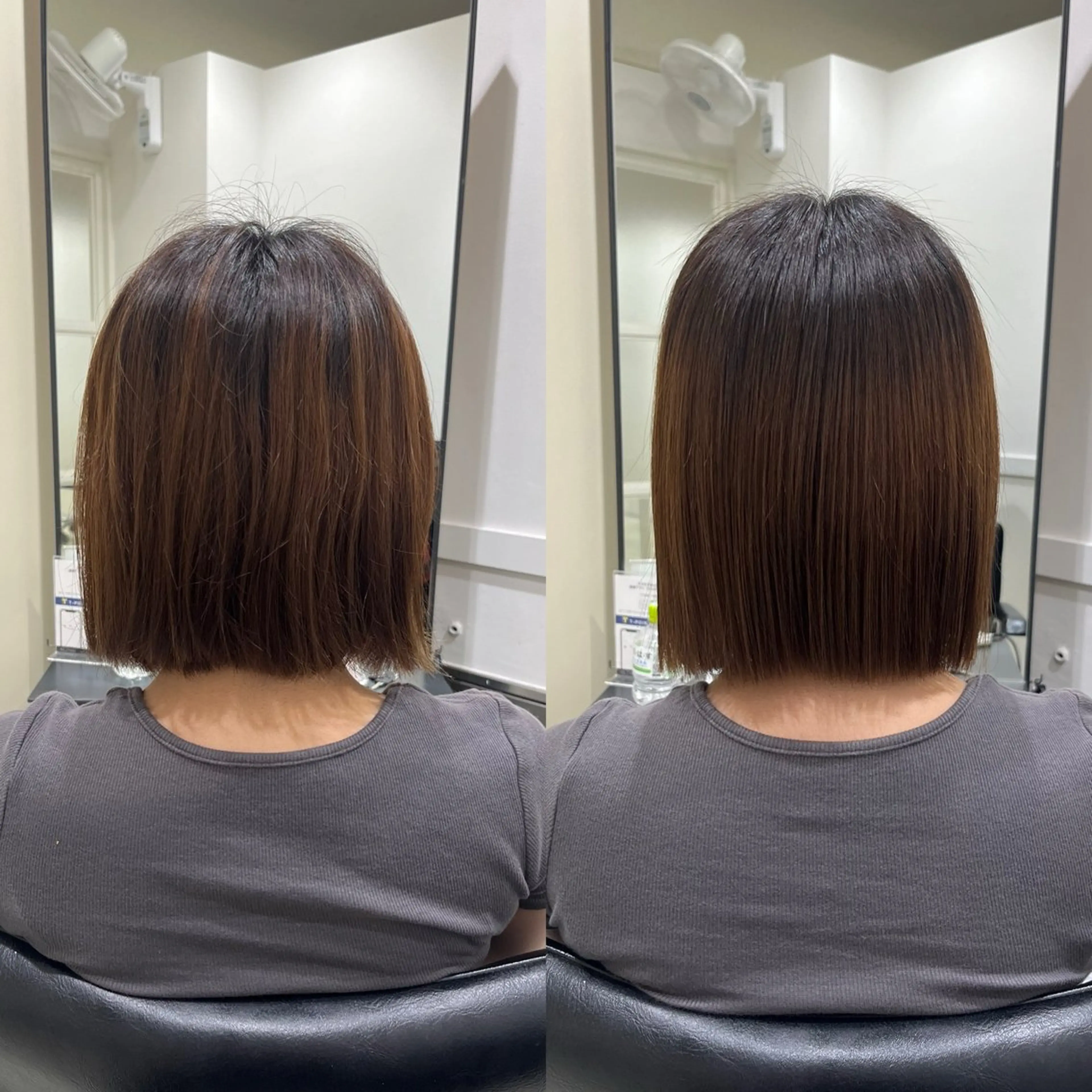 ショート 縮毛矯正/髪質改善 /レイヤー/韓国のヘアスタイル