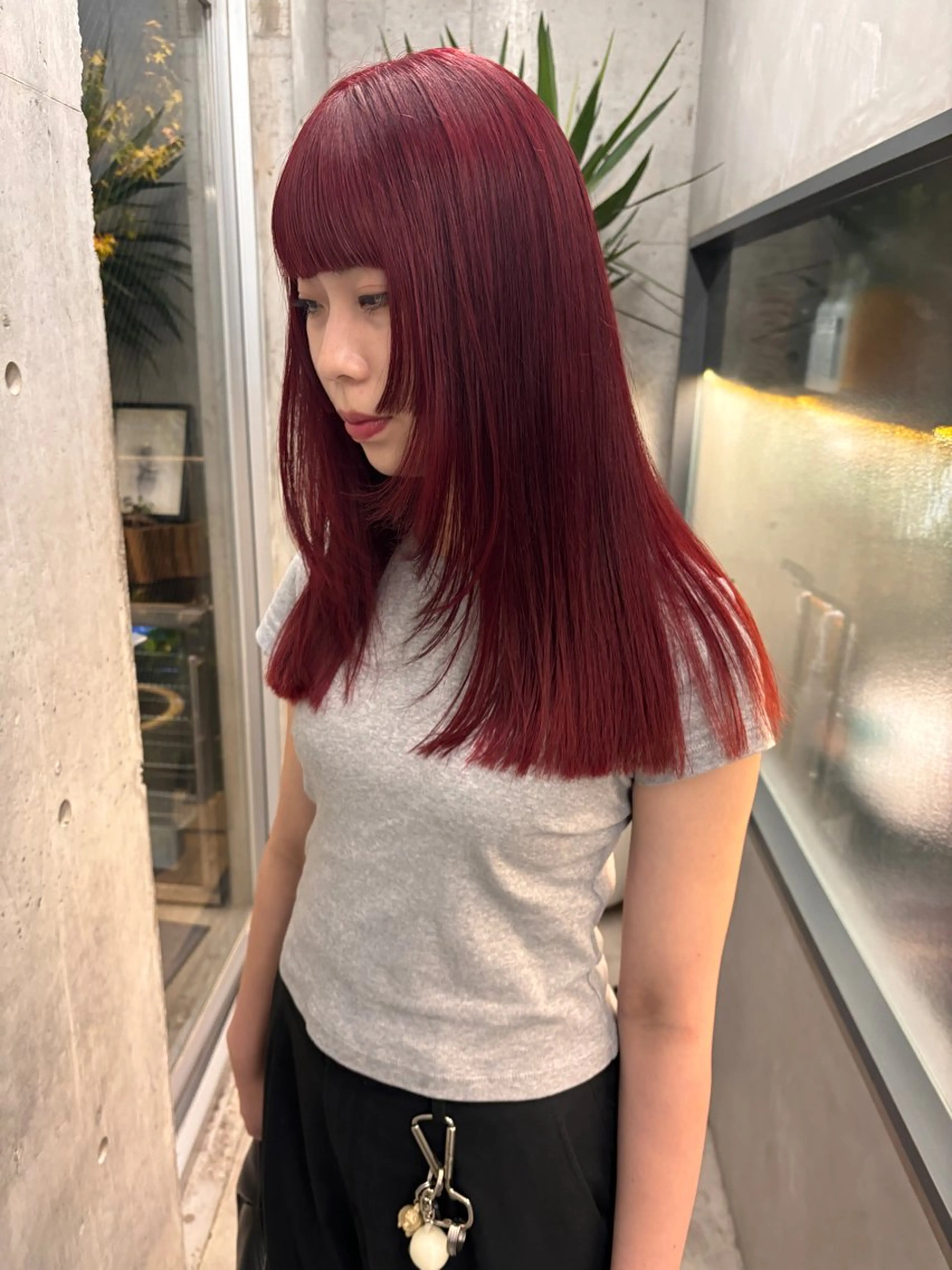 セミロング カラー yuuna/ ハッシュカット🎀のヘアスタイル