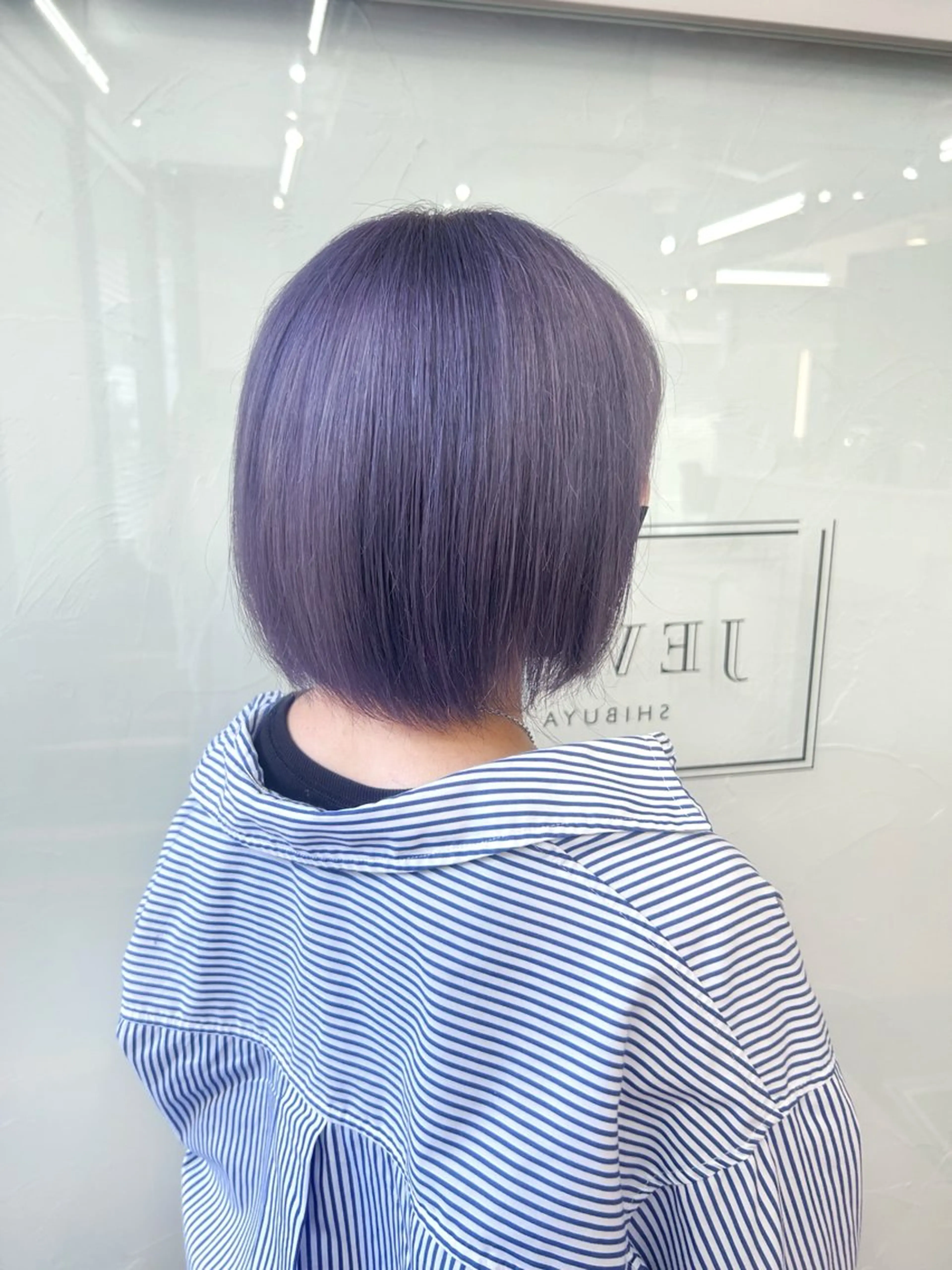 ショート カラー ラベンダーカラー JEWIL SHIBUYAのヘアスタイル