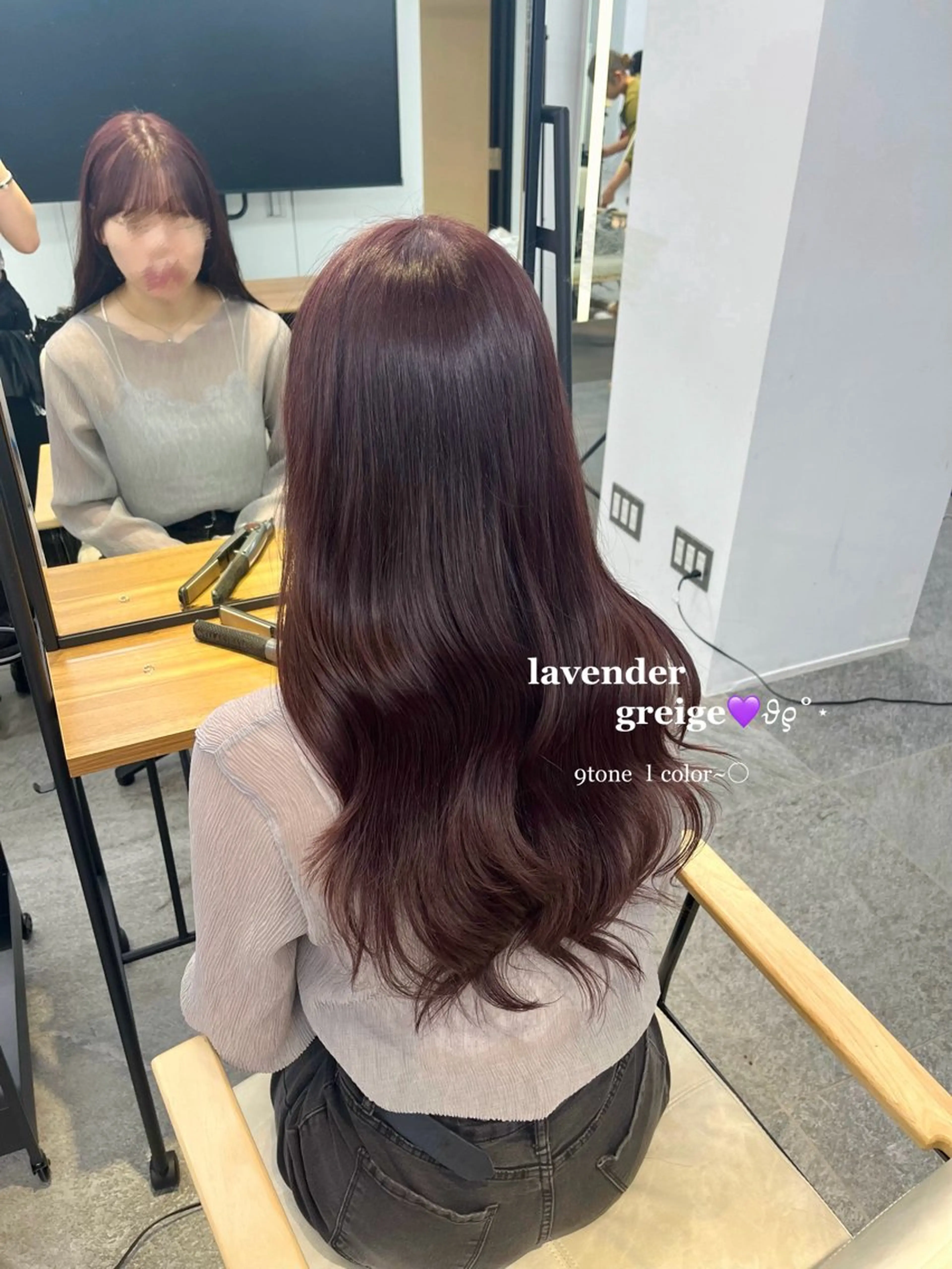 ロング カラー 𝐇𝐚𝐧𝐚 /モデル募集中🎀のヘアスタイル