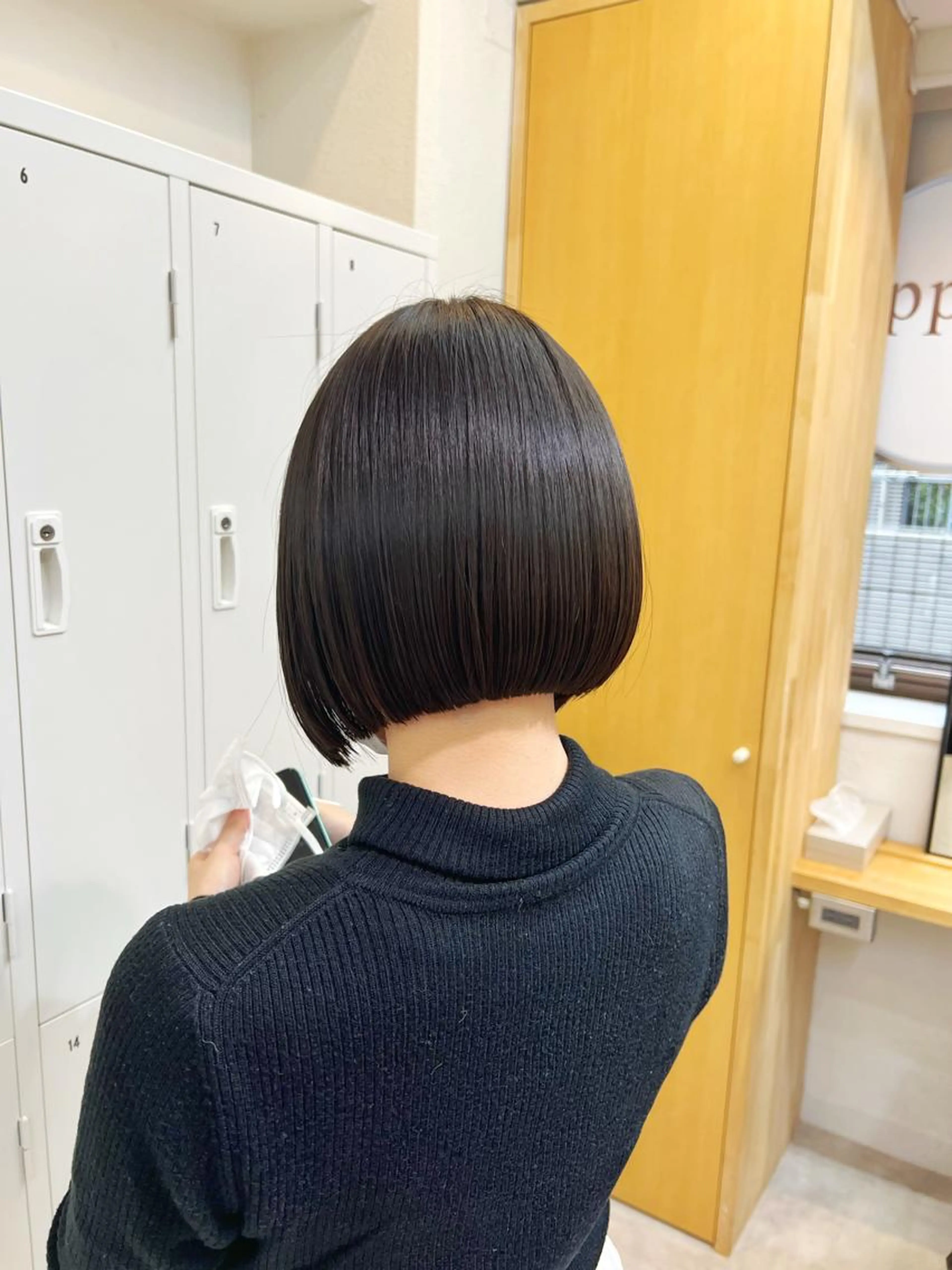 カット+カラー+髪質改善縮毛矯正+トリートメントの写真