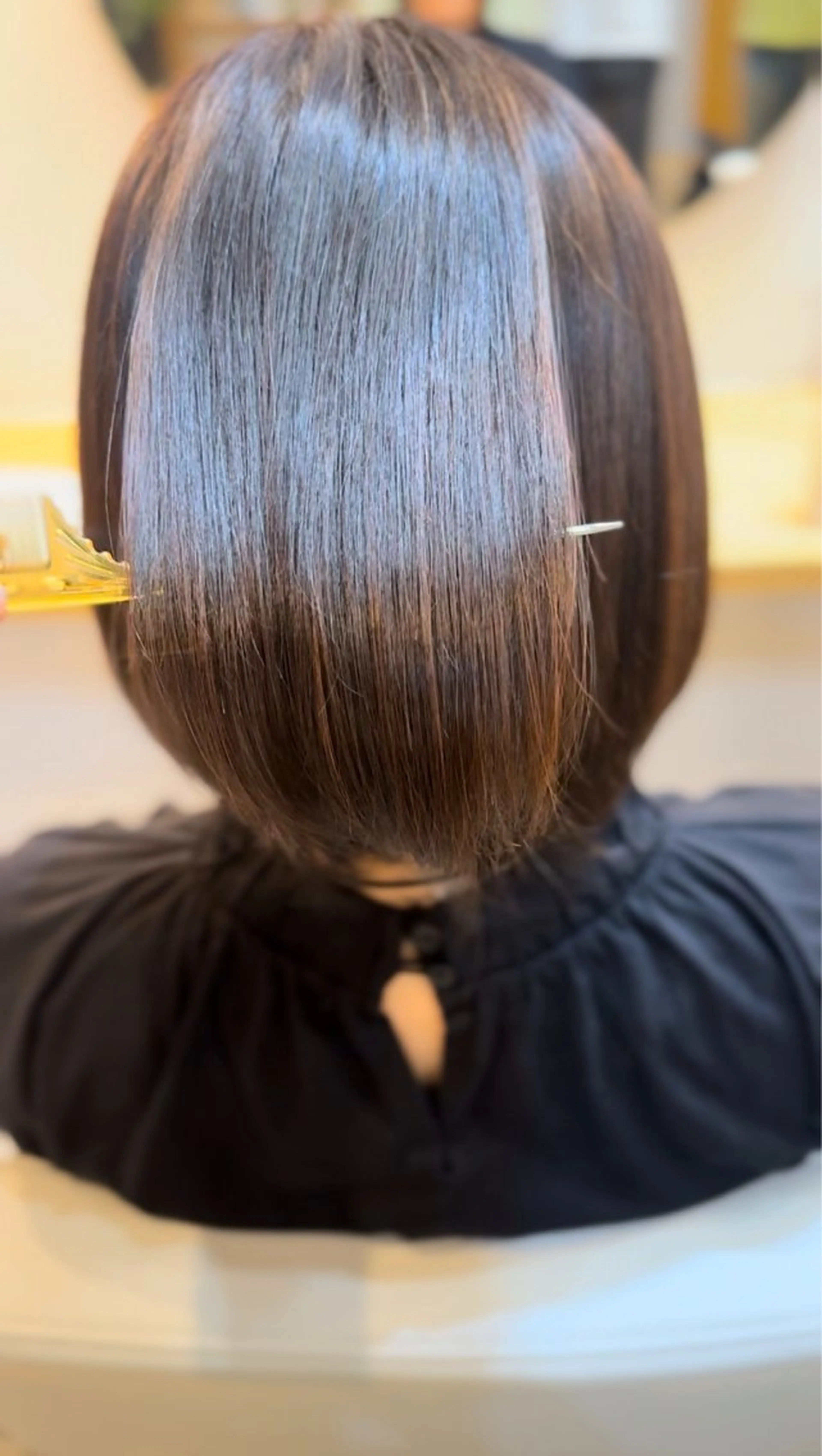 ショート 縮毛矯正 奧村 真奈のヘアスタイル