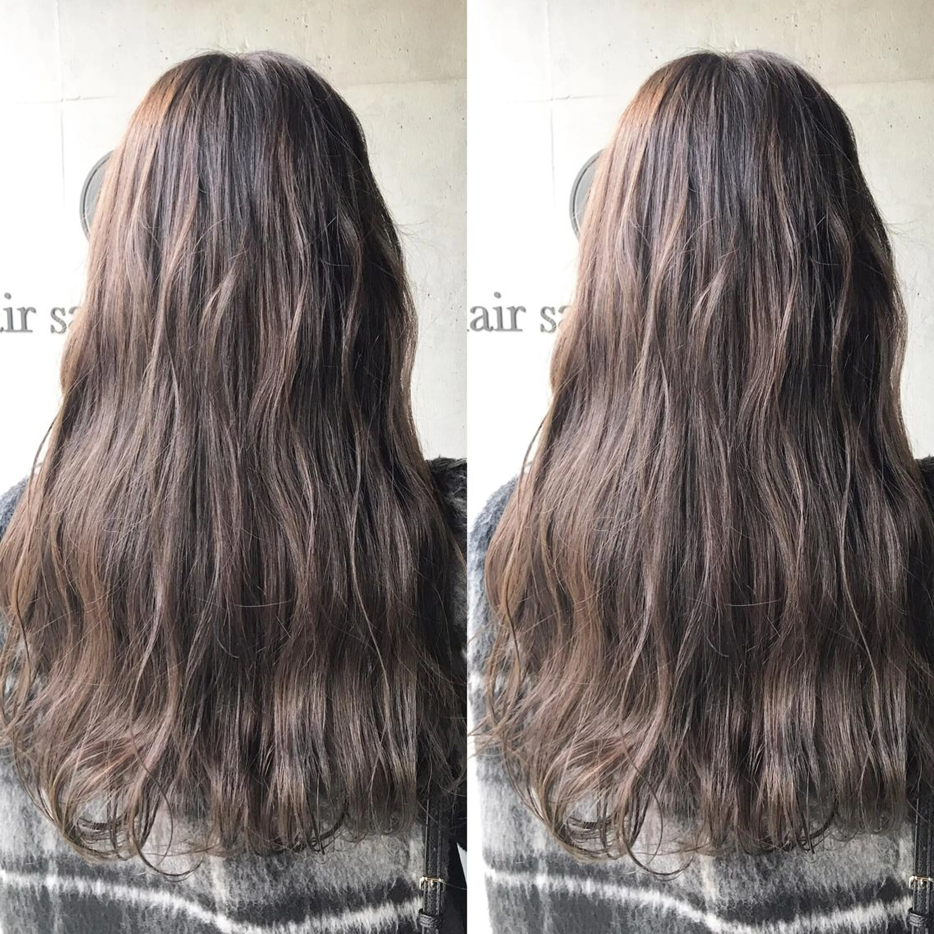 ロング カラー ヘアアレンジ グレージュ ハイライトカラー ハイライト ヘアカラー トリートメント ヘアセット topstylist 🖤川辺晴加🖤のヘアスタイル