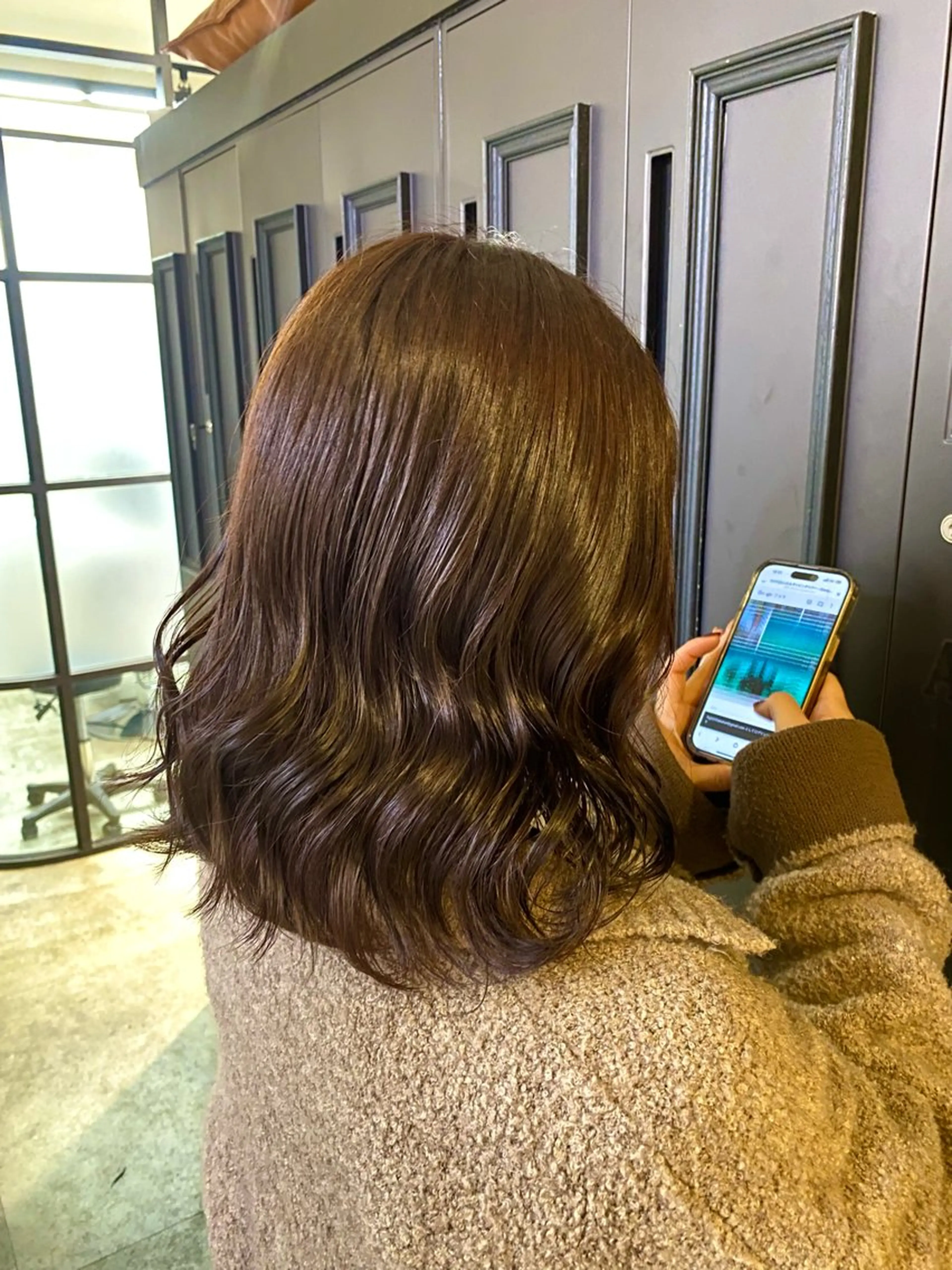 ミディアム カラー カット ヘアカラー トリートメント 🍓小野 紗由美🍓のヘアスタイル