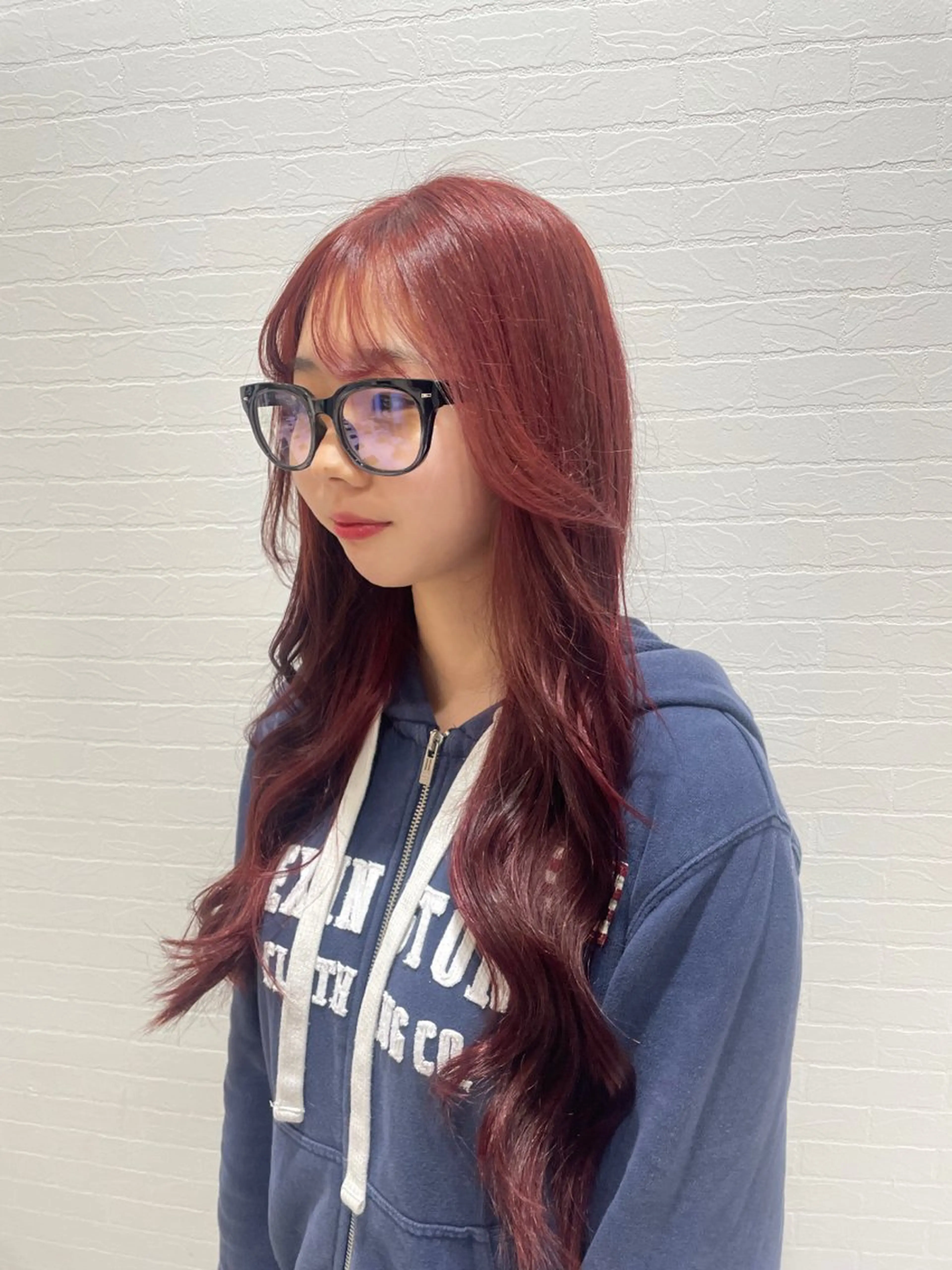 ロング カラー ヘアカラー トリートメント 💞暖色カラー 💞risaのヘアスタイル