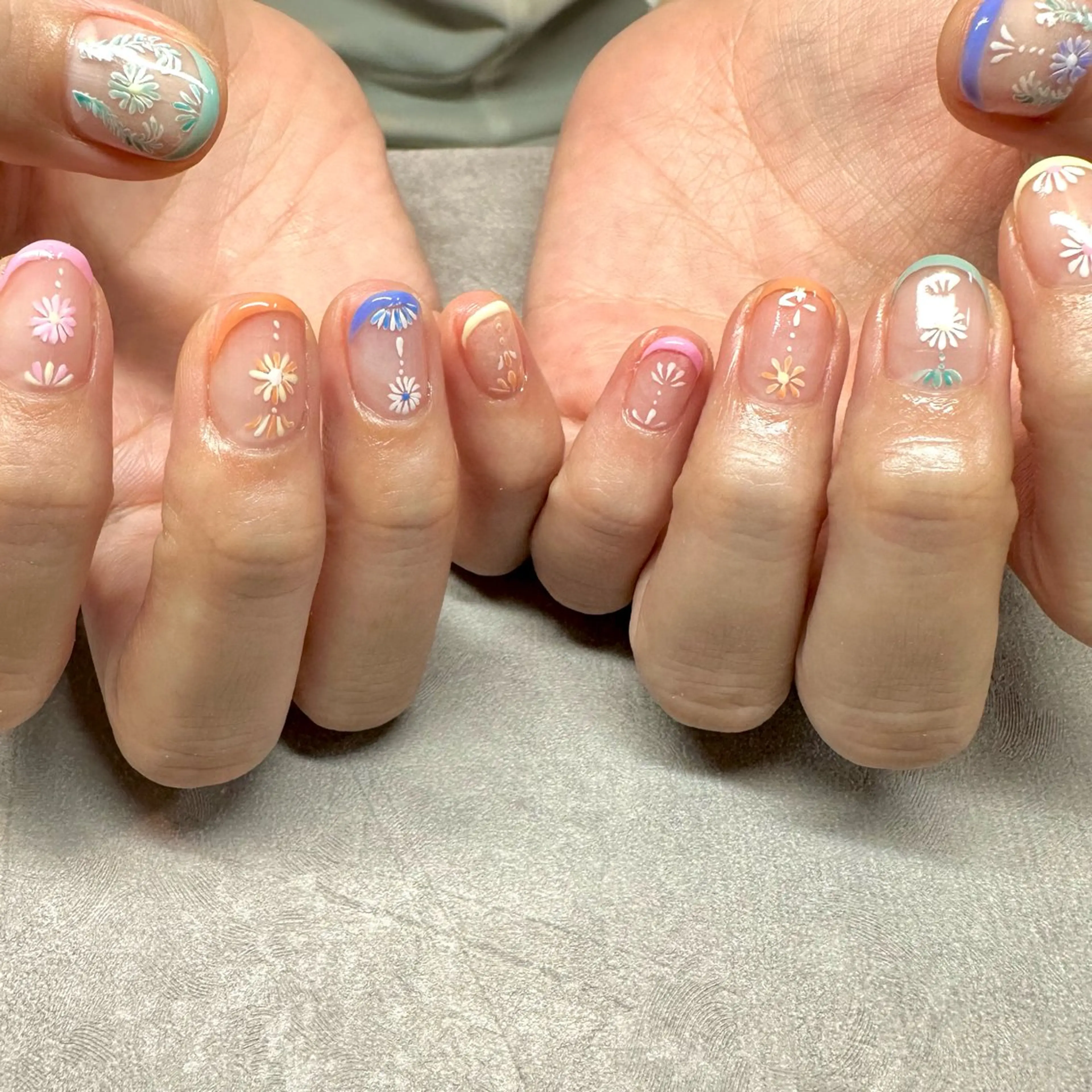 ネイル アートネイル ハンドネイル フットネイル GéRanium Harukaのネイルデザイン