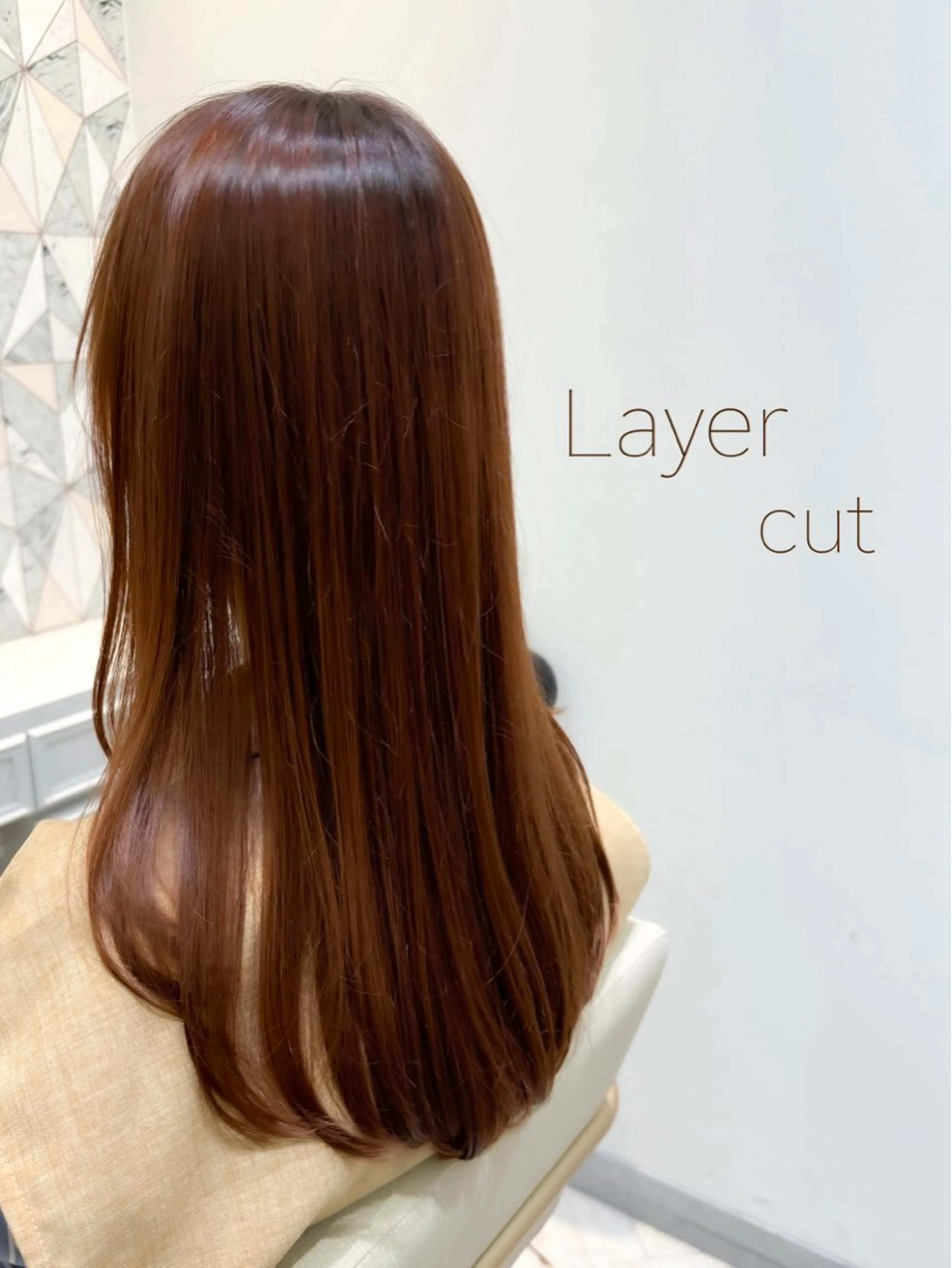 セミロング たぴ。ぱつっとボブ /暖色艶カラー🍒のヘアスタイル