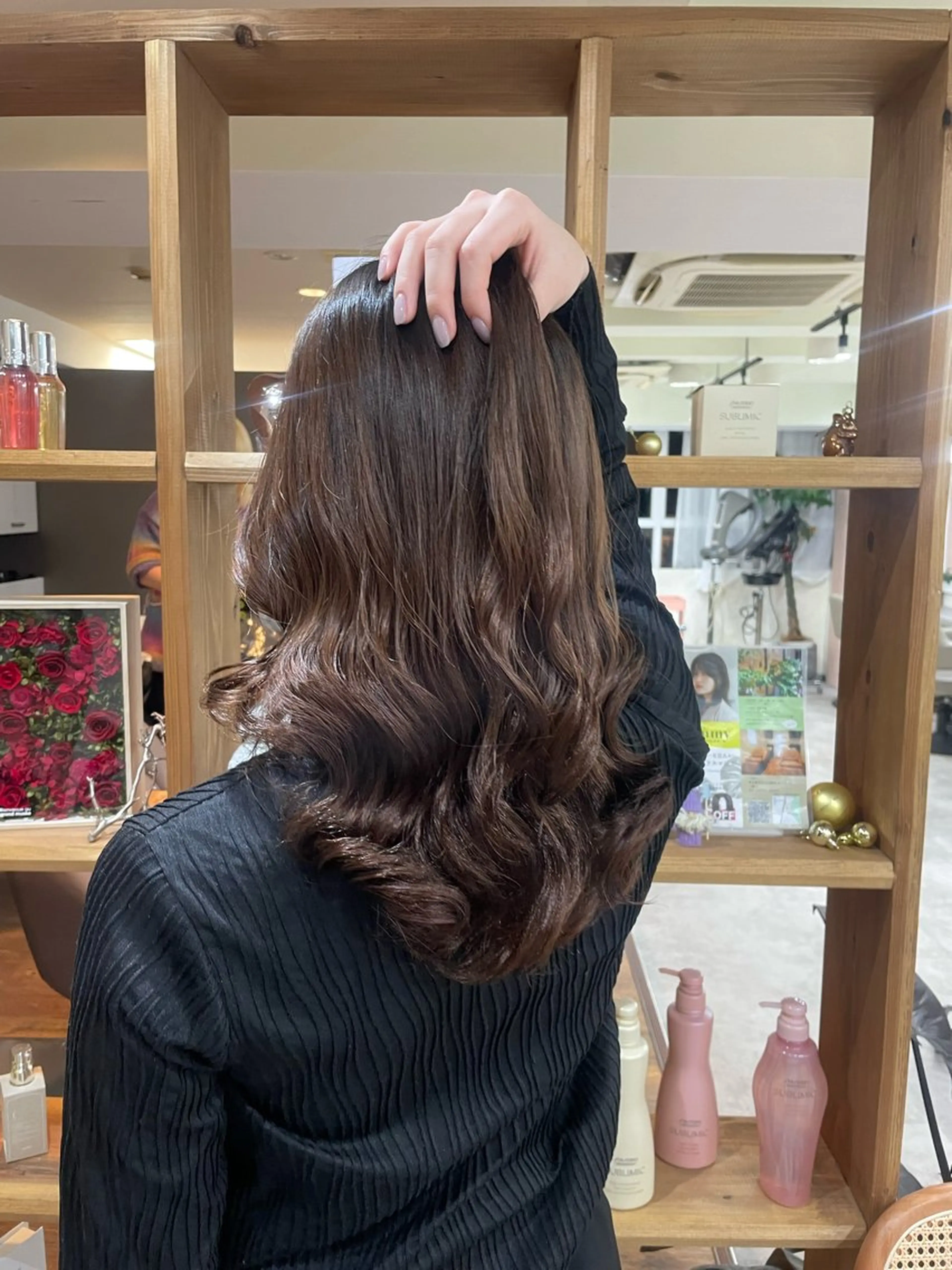 ミディアム 韓国風パーマ/ヘア セット/店長みづきのヘアスタイル