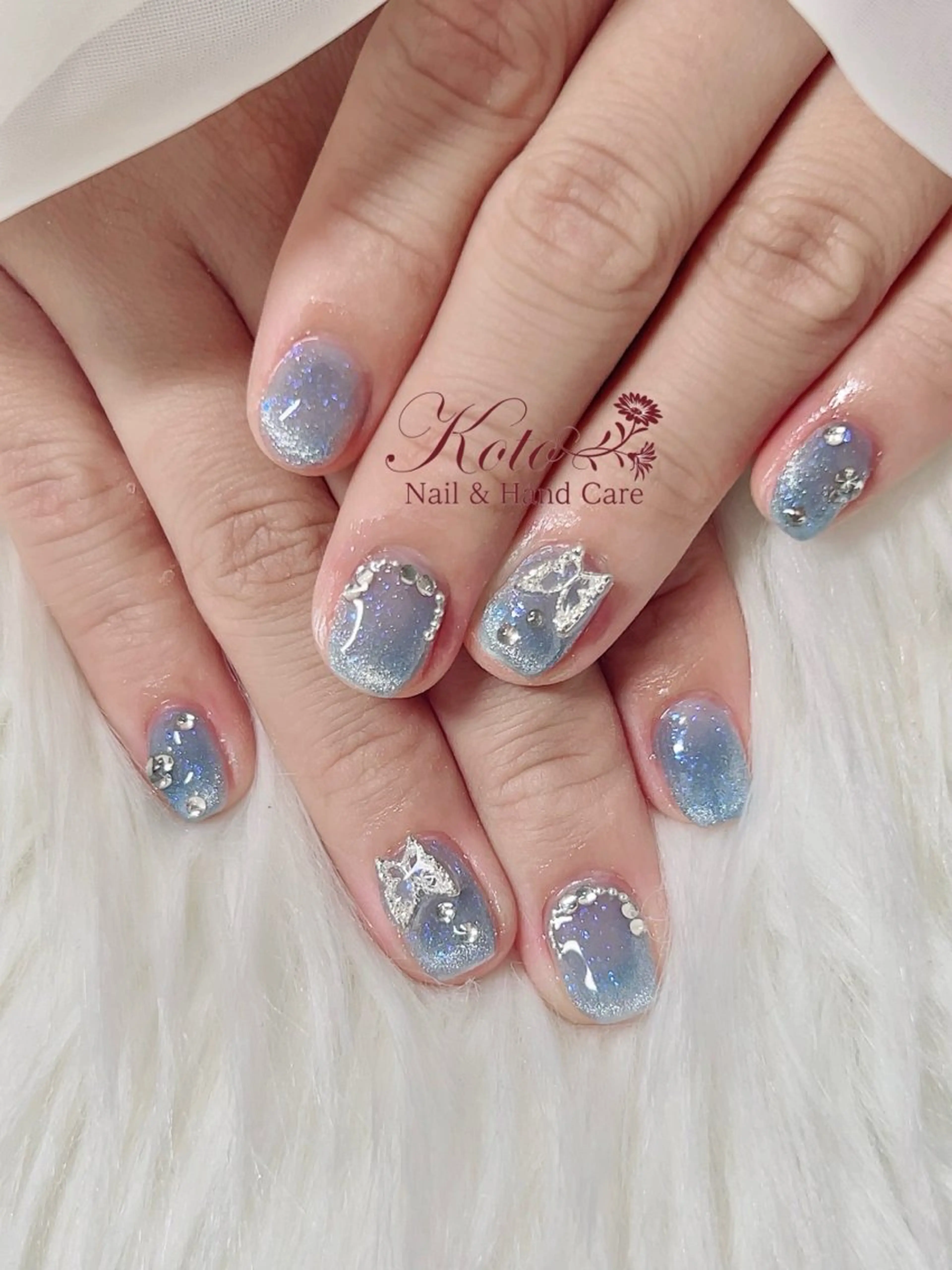 ネイル 長さ出し ジェルネイル 持ち込み ニュアンスネイル 赤色 ハンドネイル Nail Salon KOTOのネイルデザイン