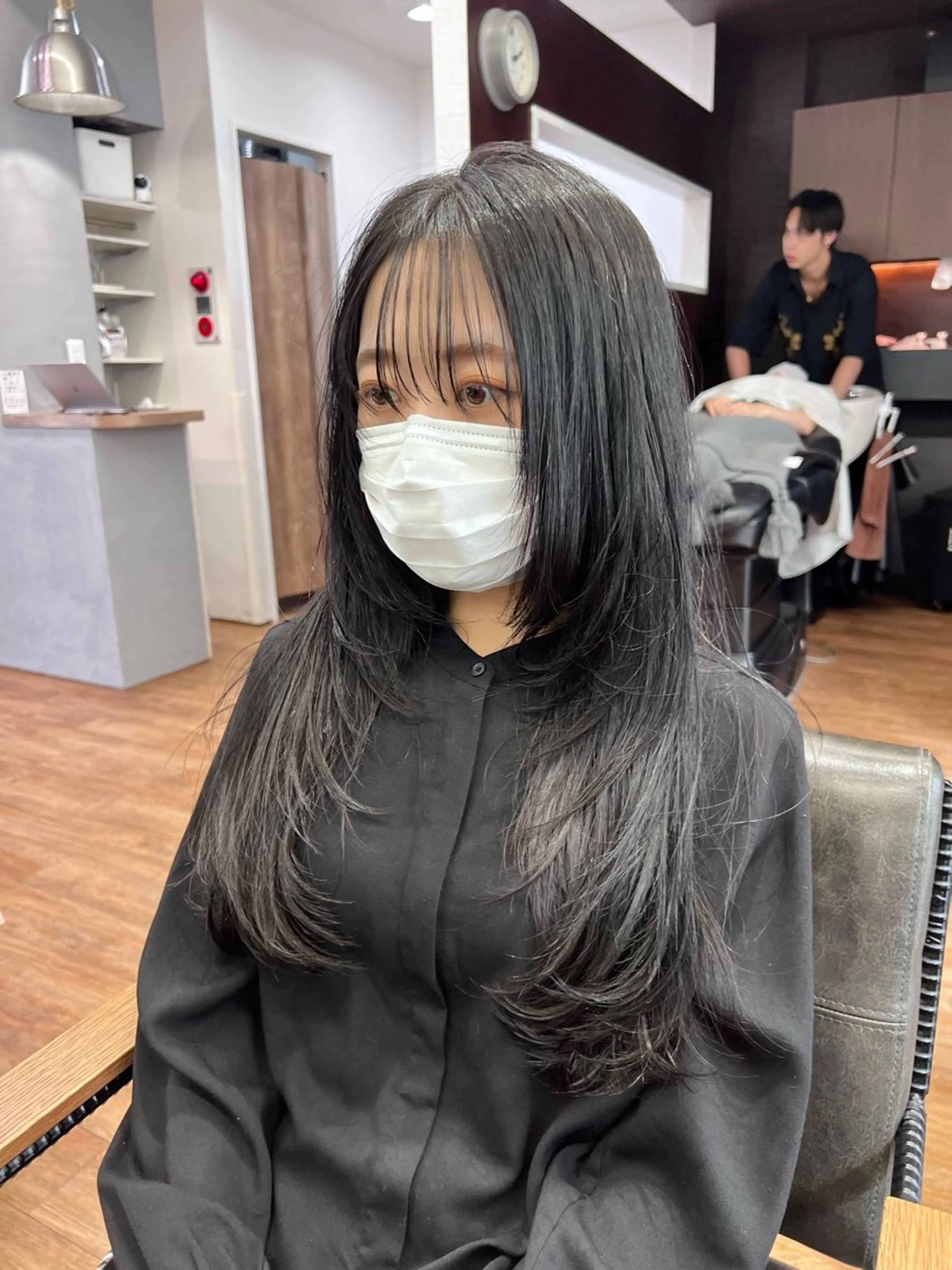 ロング レイヤーカット gite KOHOKU所属・髪質改善レイヤー/ 雨のヘアスタイル