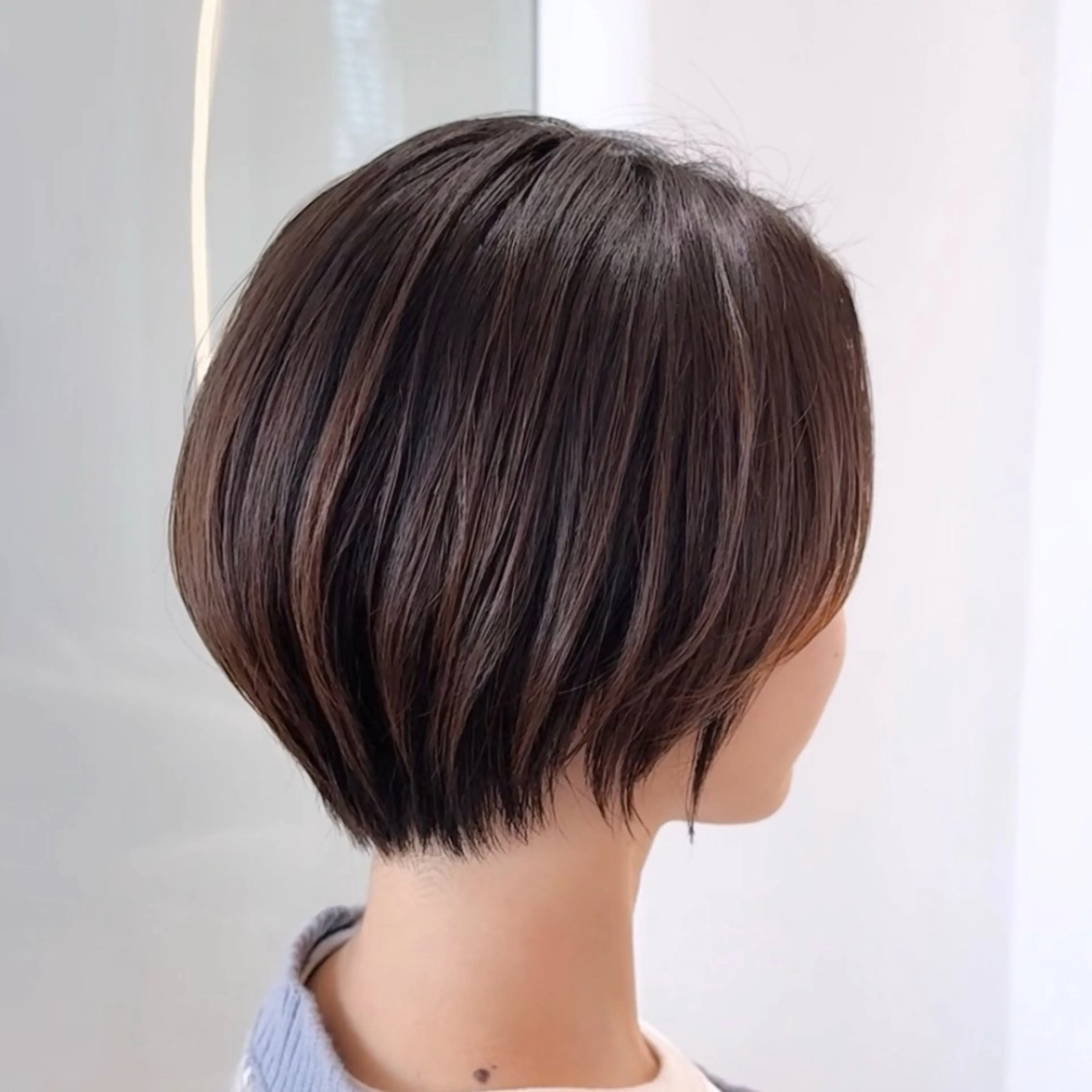 ショート カラー カット ヘアカラー トリートメント 渋谷ボブ/レイヤー ボブ田中航平のヘアスタイル