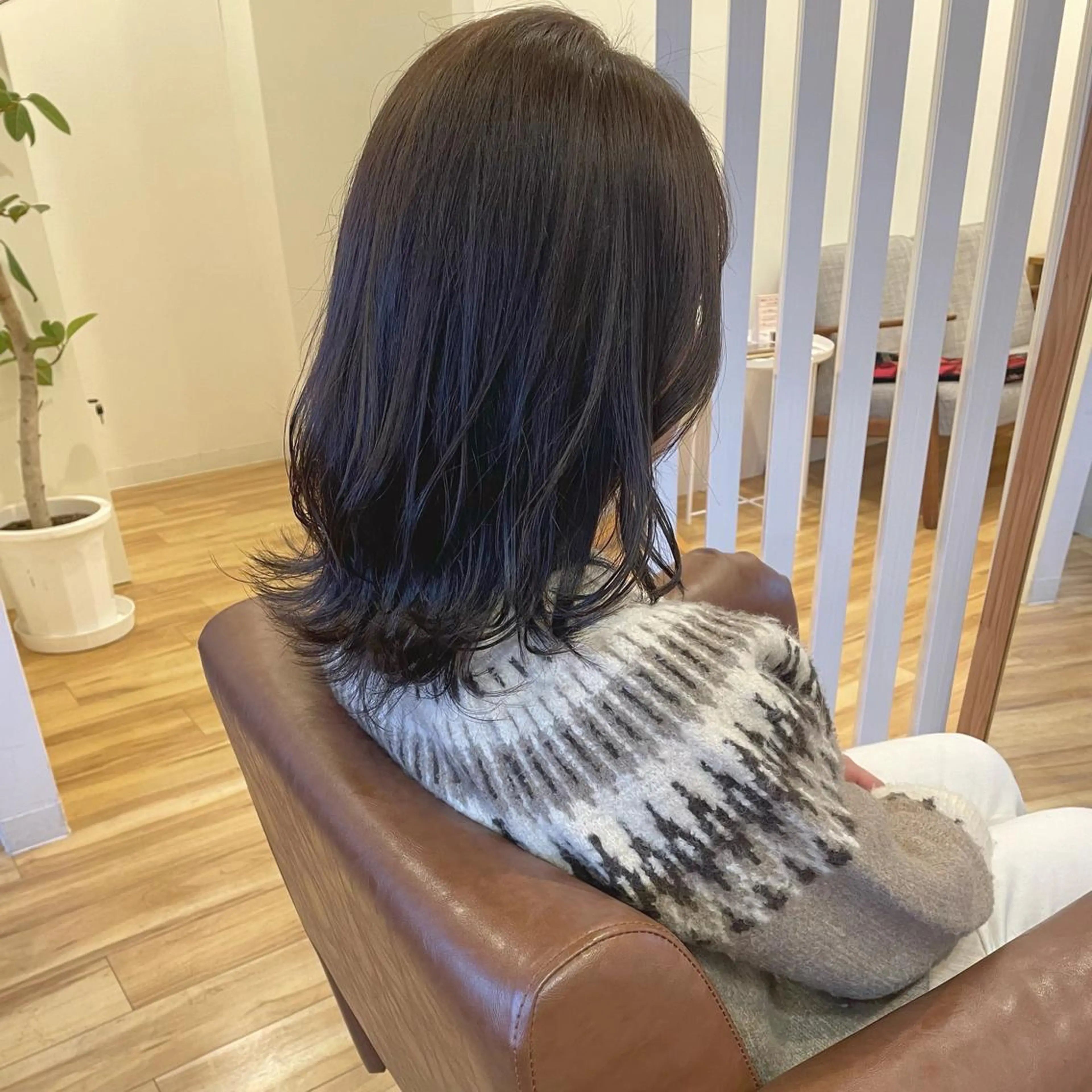 ミディアム カラー ヘアアレンジ レイヤーカット カット ヘアカラー トリートメント ヘッドスパ 北九州美容室 🕊️わかな✂︎のヘアスタイル