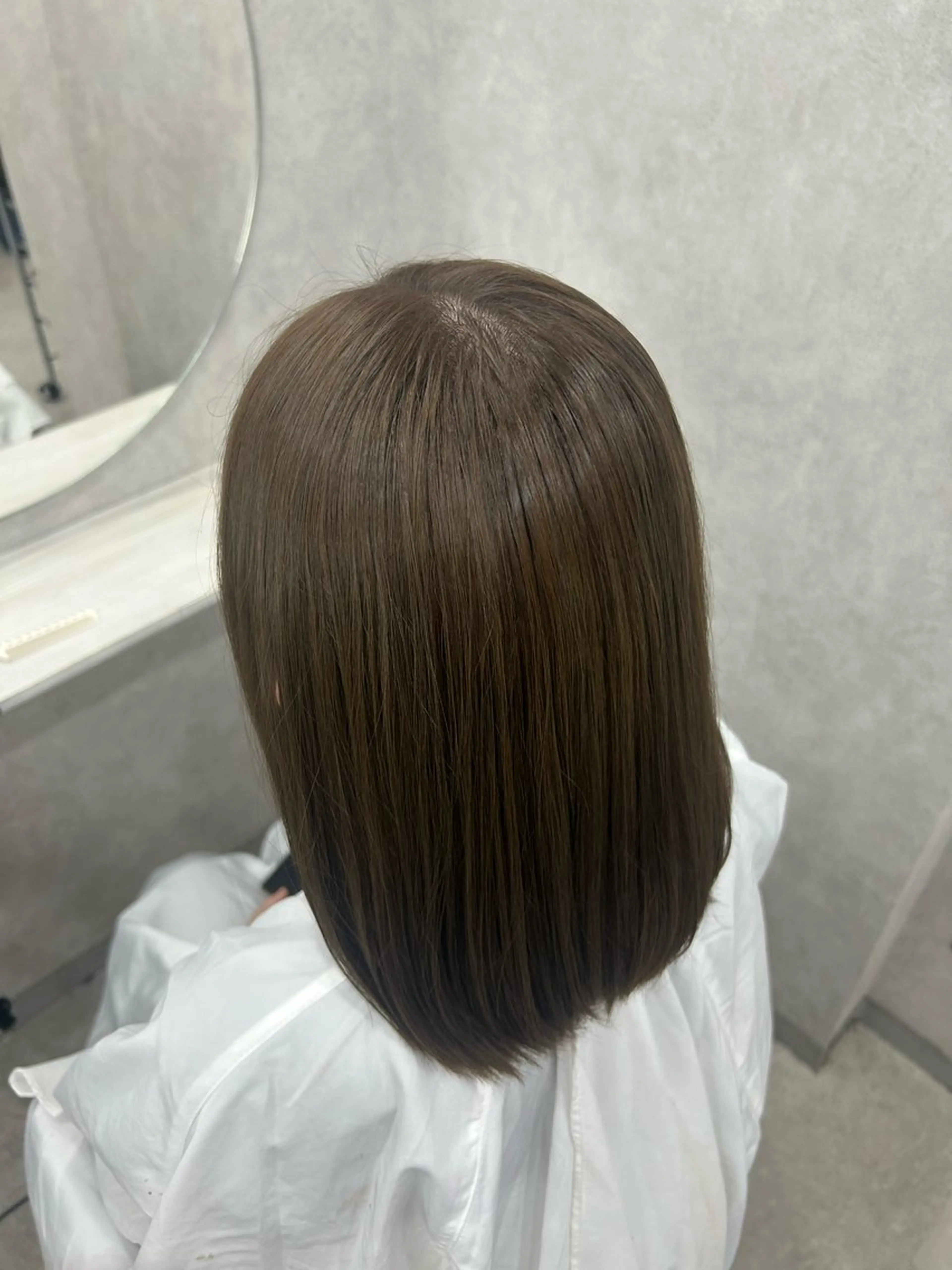 ショート カラー 透明感カラー オリーブカラー 大宮/韓国風🩶/ 七海芽亜利🎀のヘアスタイル