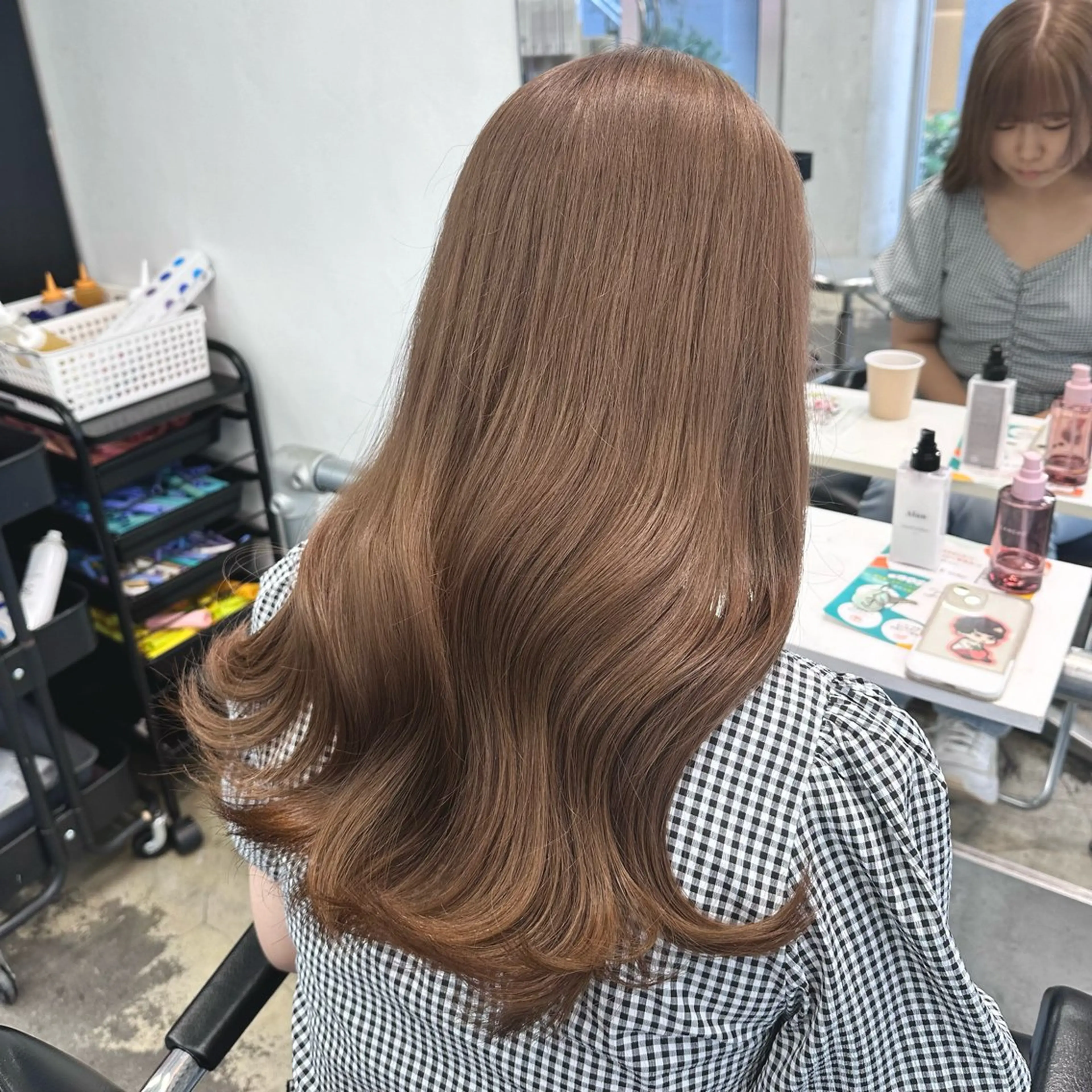 ロング カラー ヘアアレンジ 🥀モテ暖色× エクステ🥀あかりのヘアスタイル