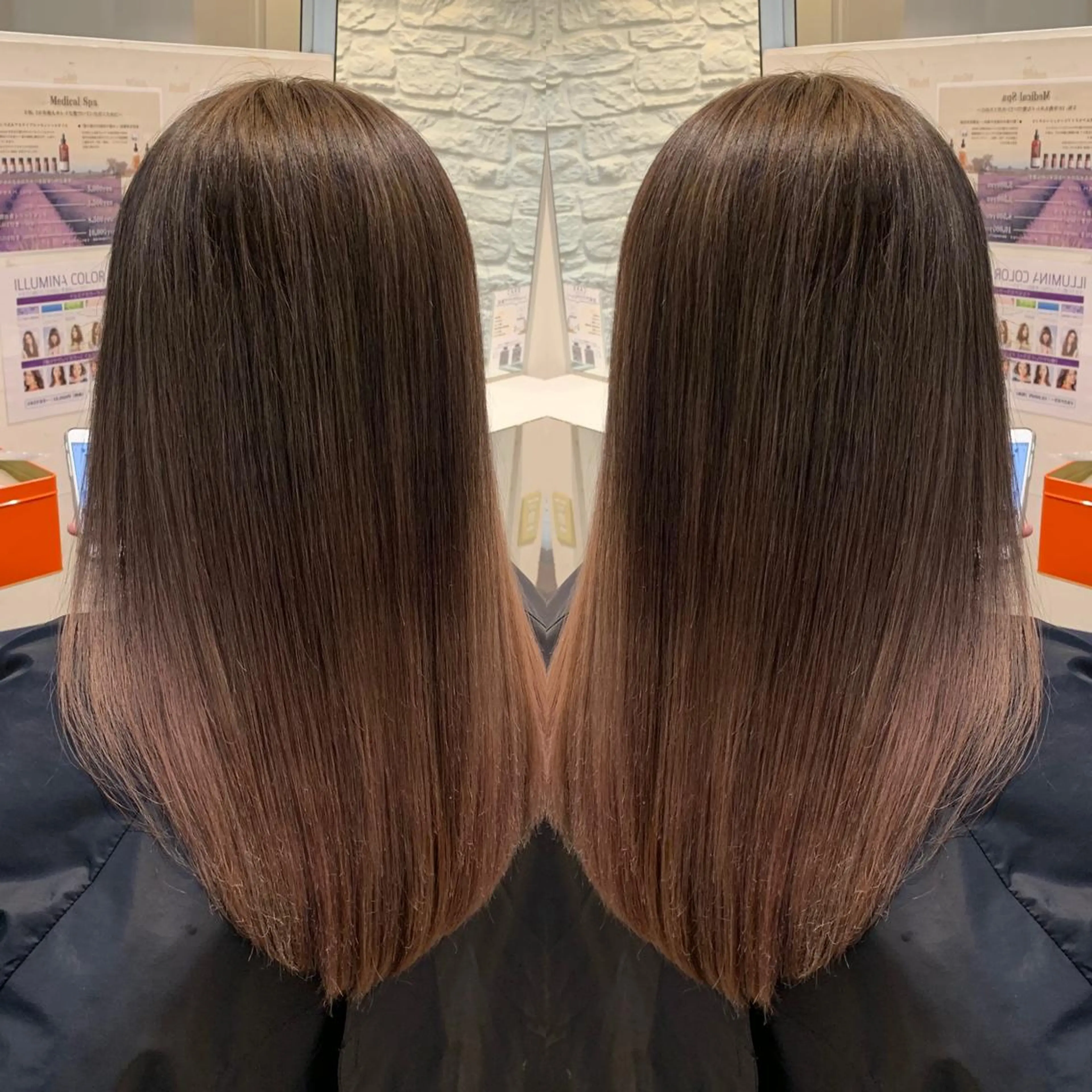 ロング カラー バレイヤージュ レイヤーカット ヘアカラー トリートメント STELLA所属・心斎橋なんば 大野竜輝のヘアスタイル