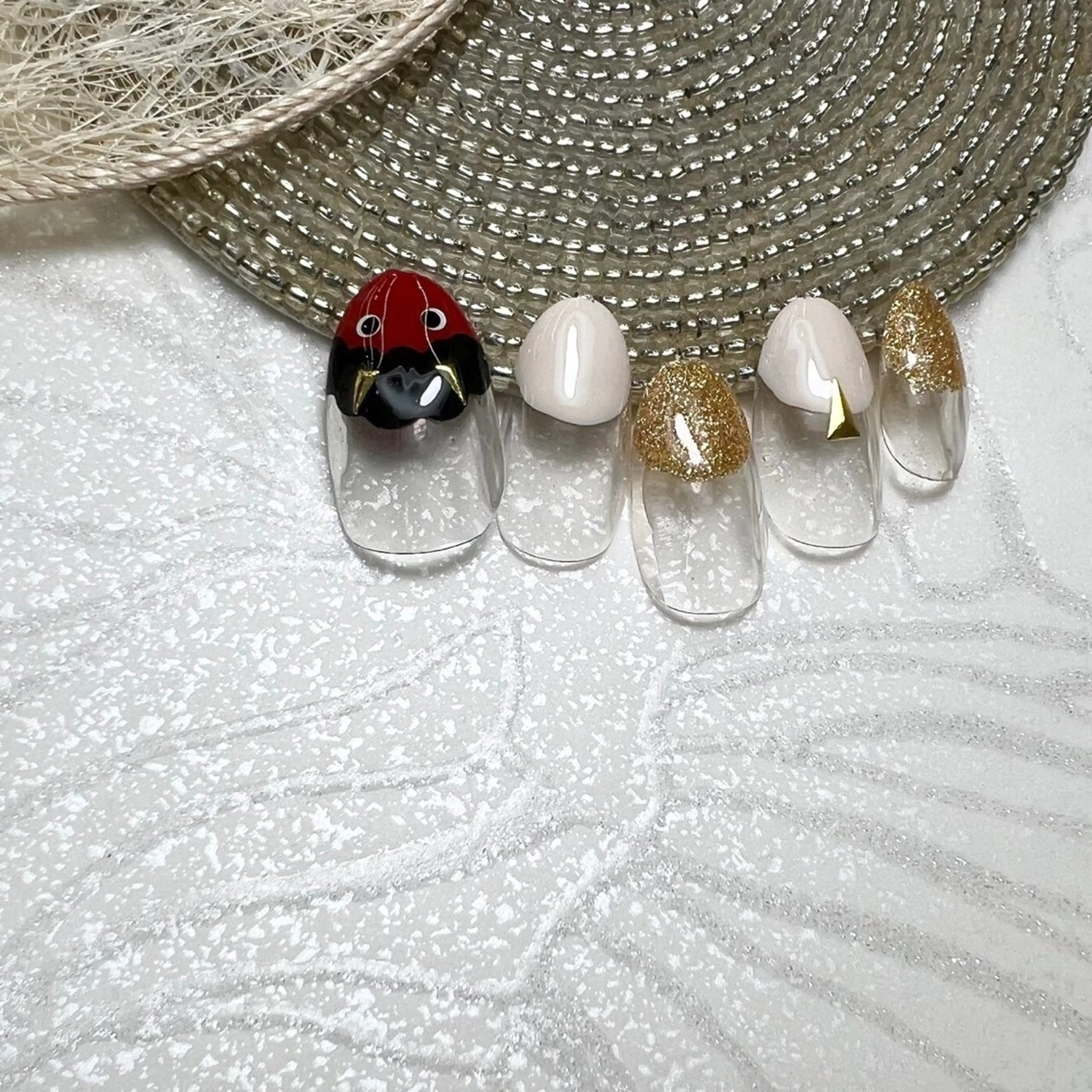 ネイル アートネイル ネイルチップ ⭐︎休業中の練習⭐︎ JNA認定講師髙橋のネイルデザイン