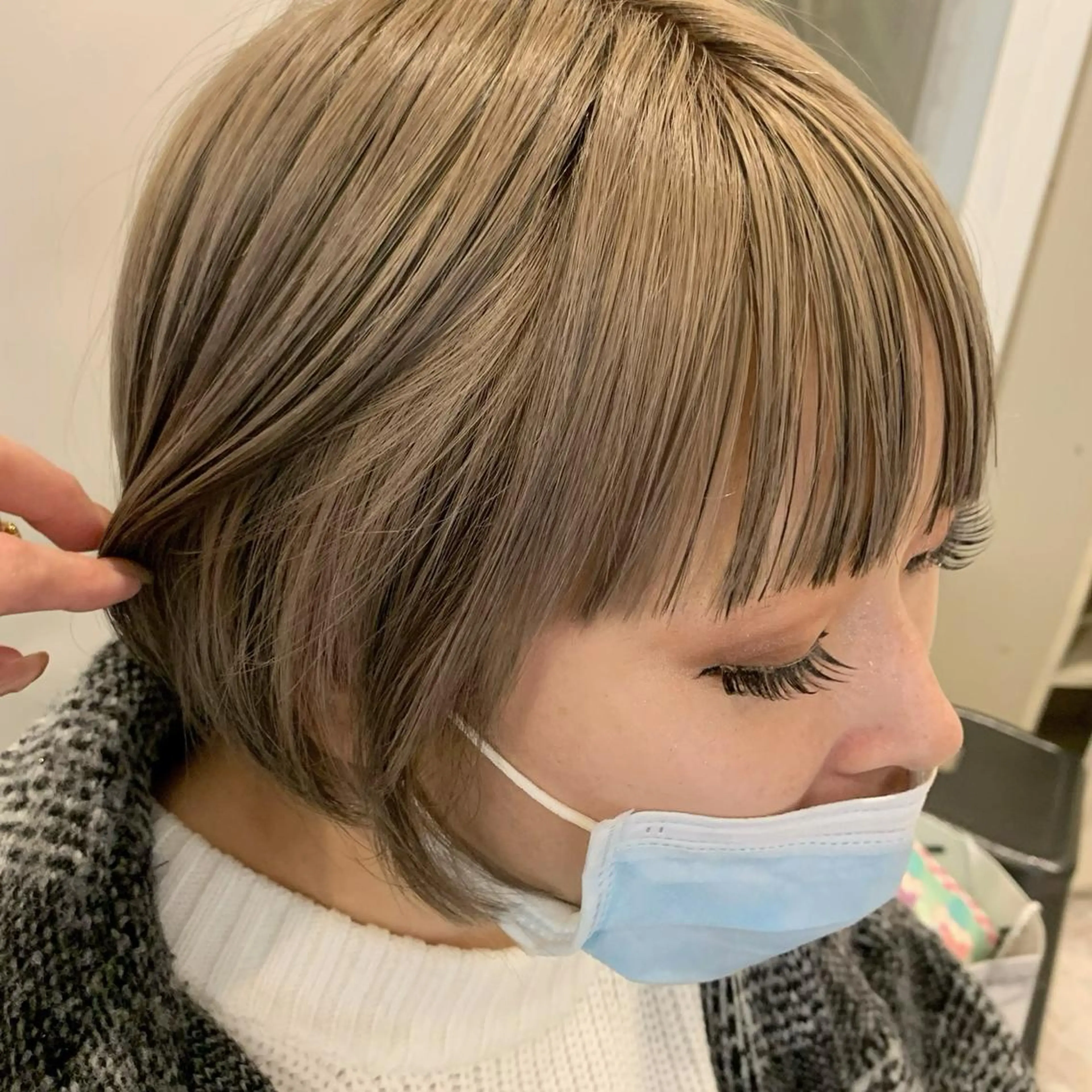 カラー ヤマダ サクラのヘアスタイル