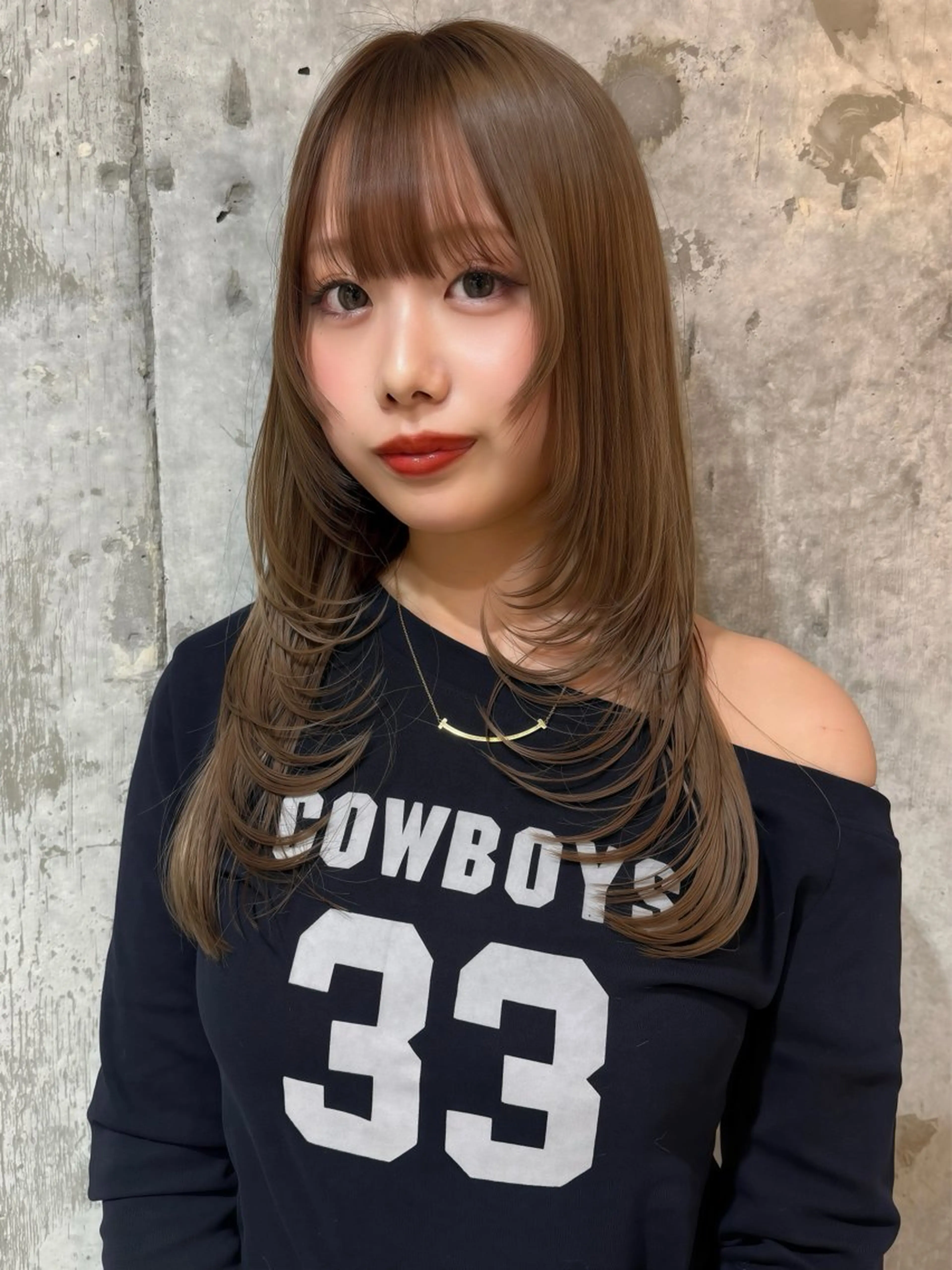 ロング カラー ベージュカラー ピンクカラー ピンクベージュ レイヤーカット Sea Shinjuku所属・海外レイヤー /新宿/TERUのヘアスタイル