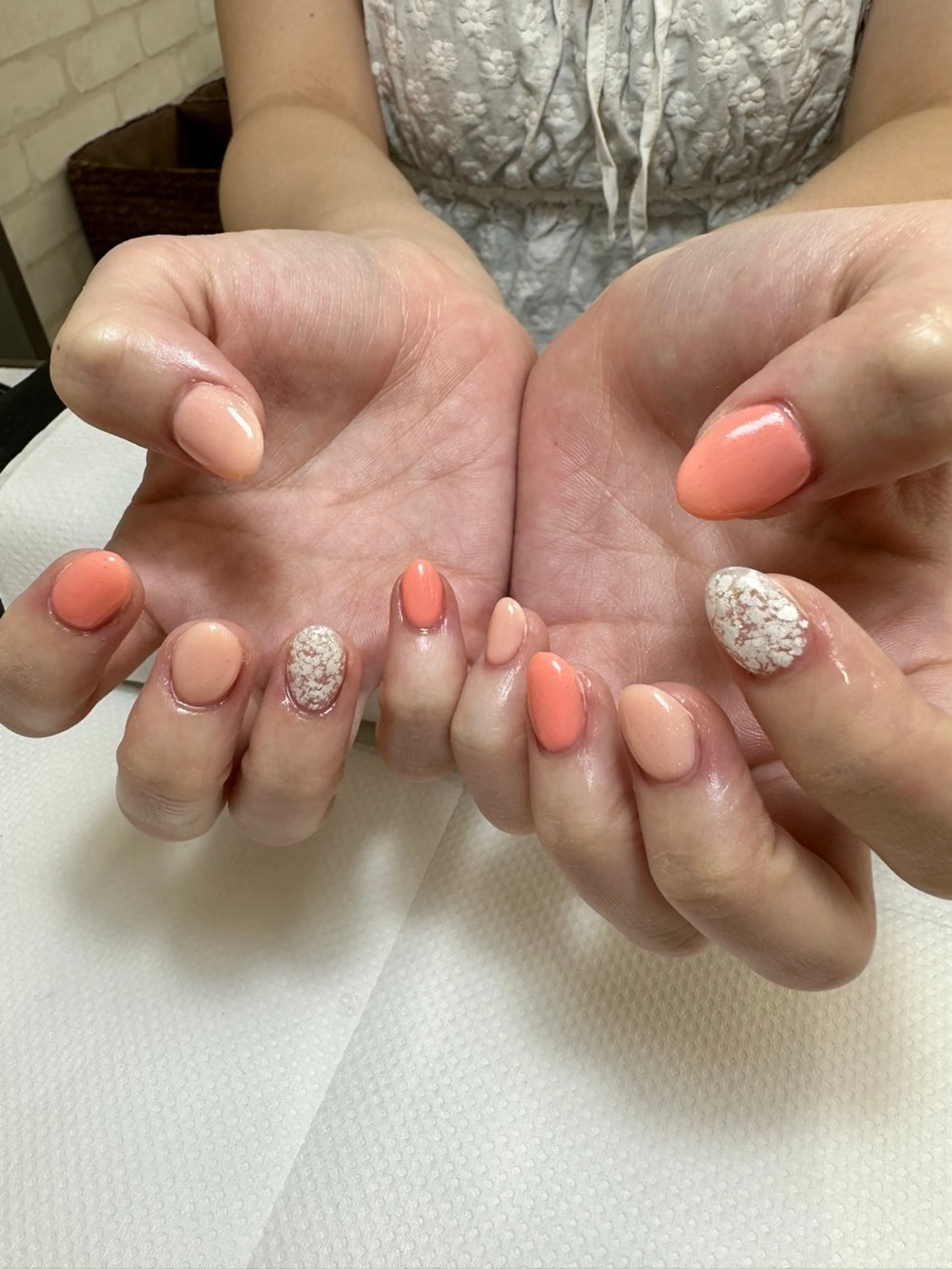 ネイル ピンク 🎠きしもと あずさ⛱のネイルデザイン