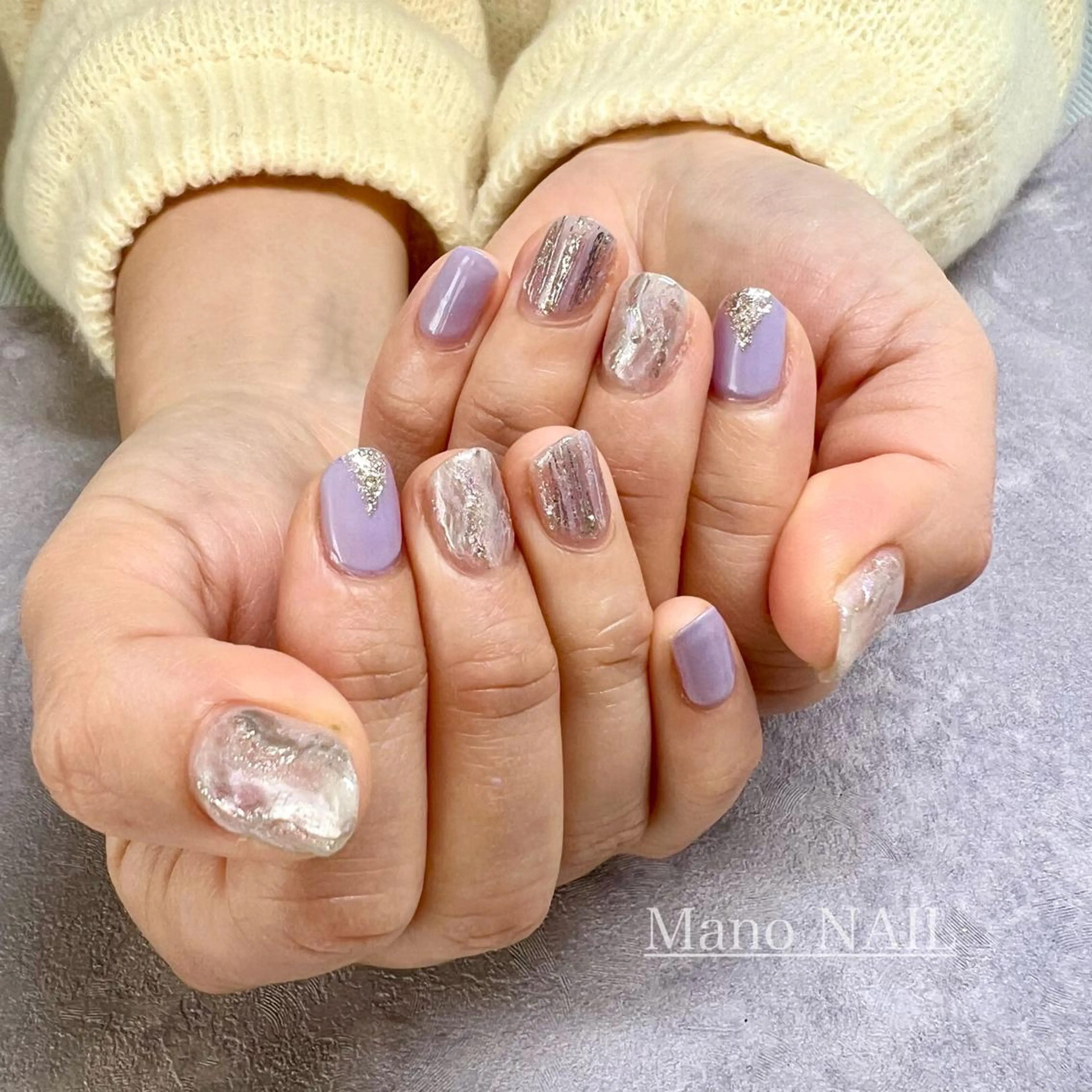 ネイル ニュアンスネイル パステルネイル ピンク ハンドネイル Mano NAILのネイルデザイン