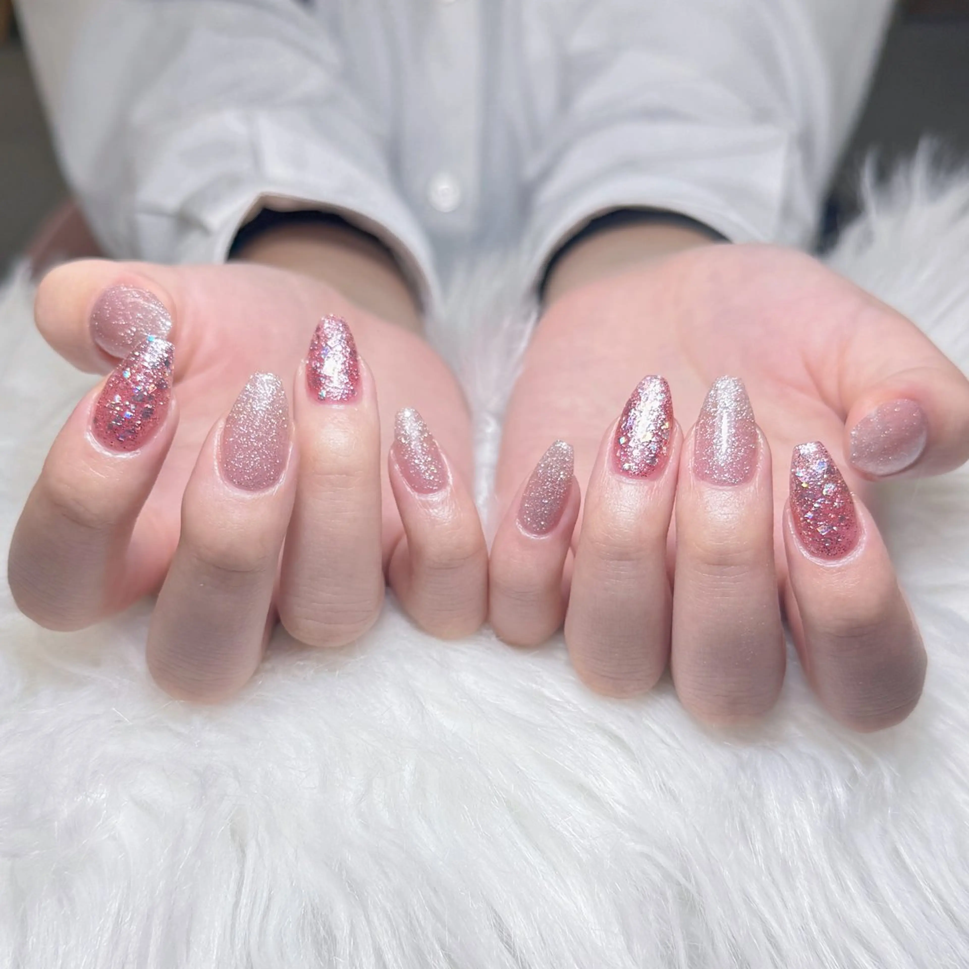 ネイル 韓国ネイル 持ち込み ニュアンスネイル ワンホンネイル ハンドネイル Mio Nailのネイルデザイン