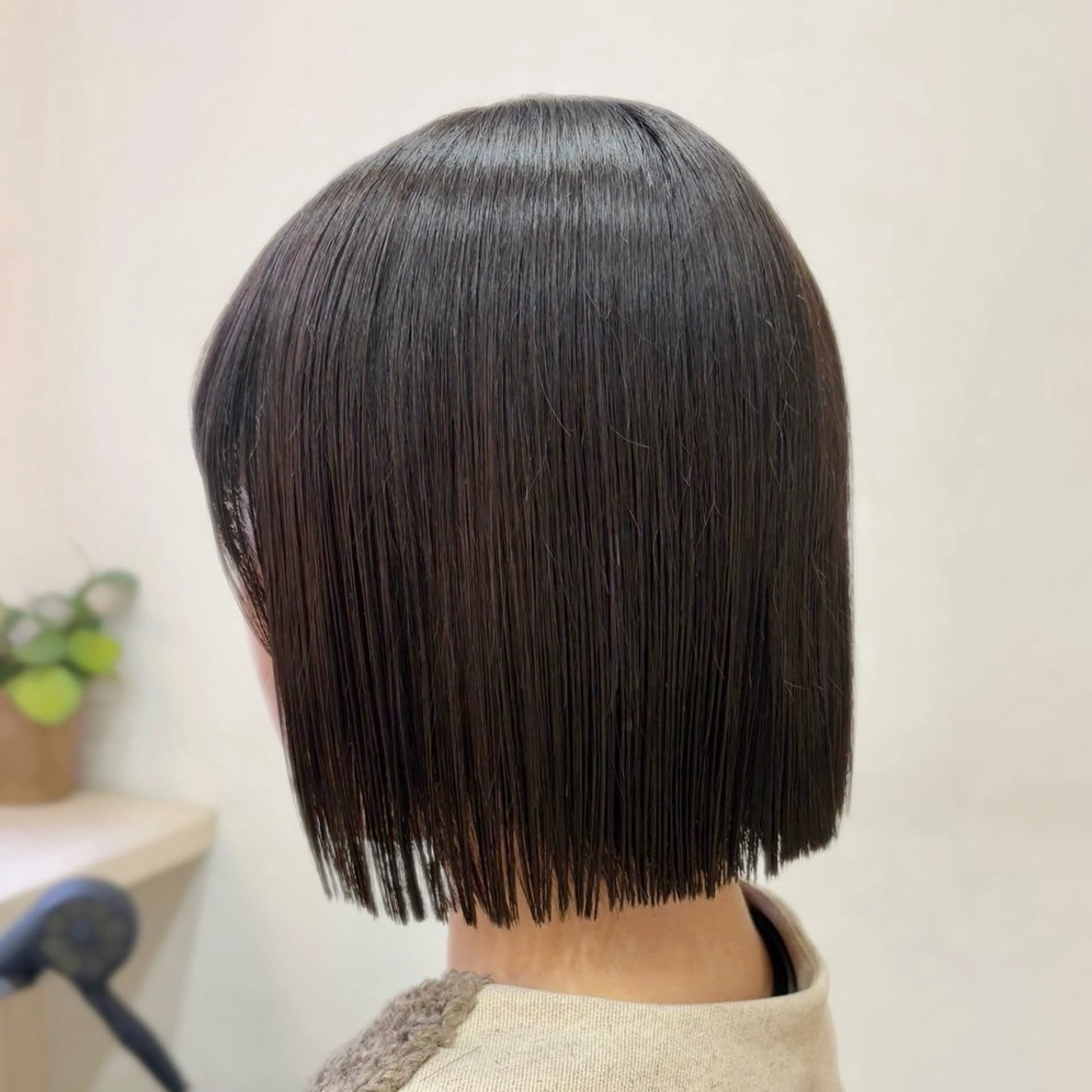 ミディアム ヘアカラー ボブ職人/ボブ縮毛 髪質改善のヘアスタイル