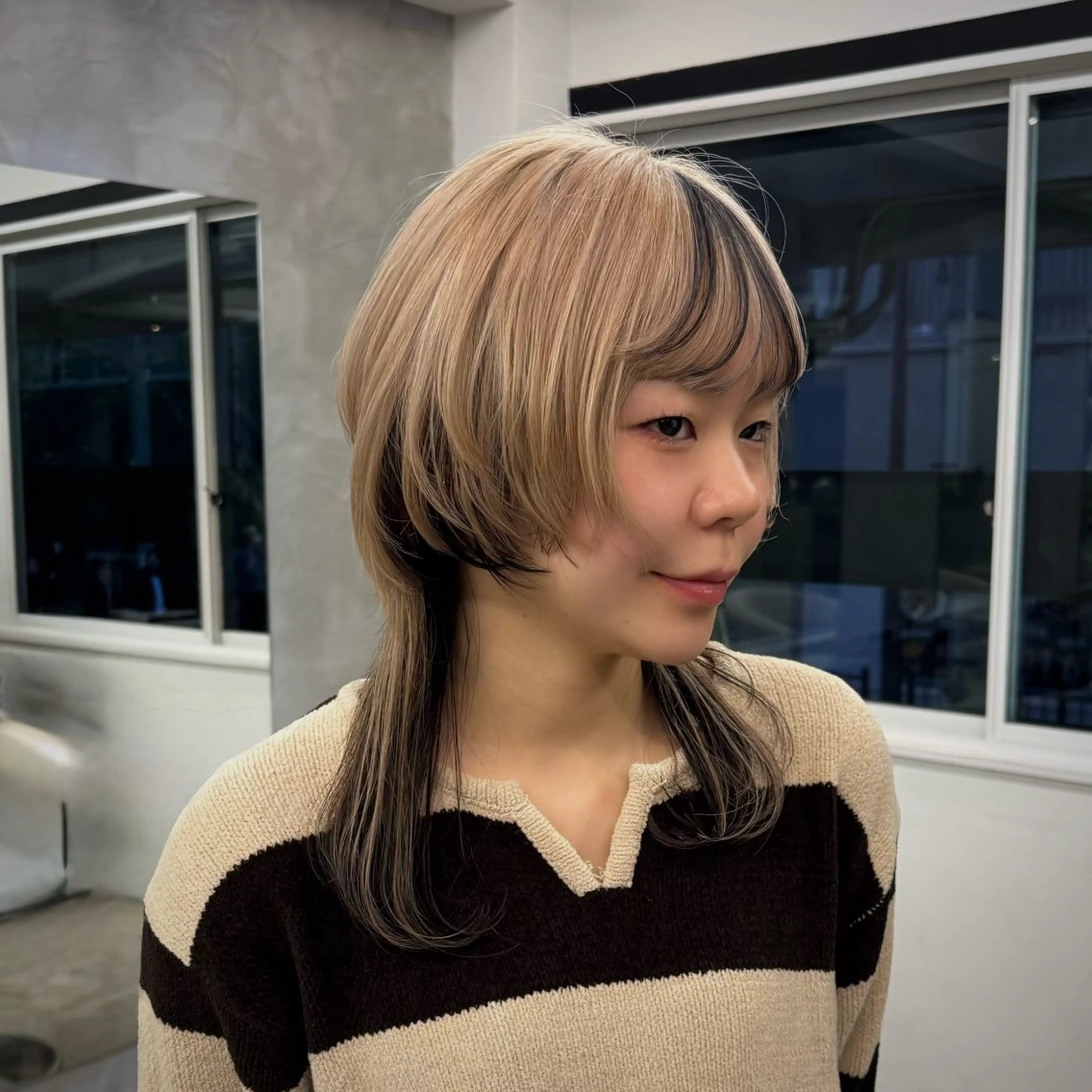 セミロング カット ヘアカラー トリートメント INORI|レイヤー |ハッシュカットのヘアスタイル