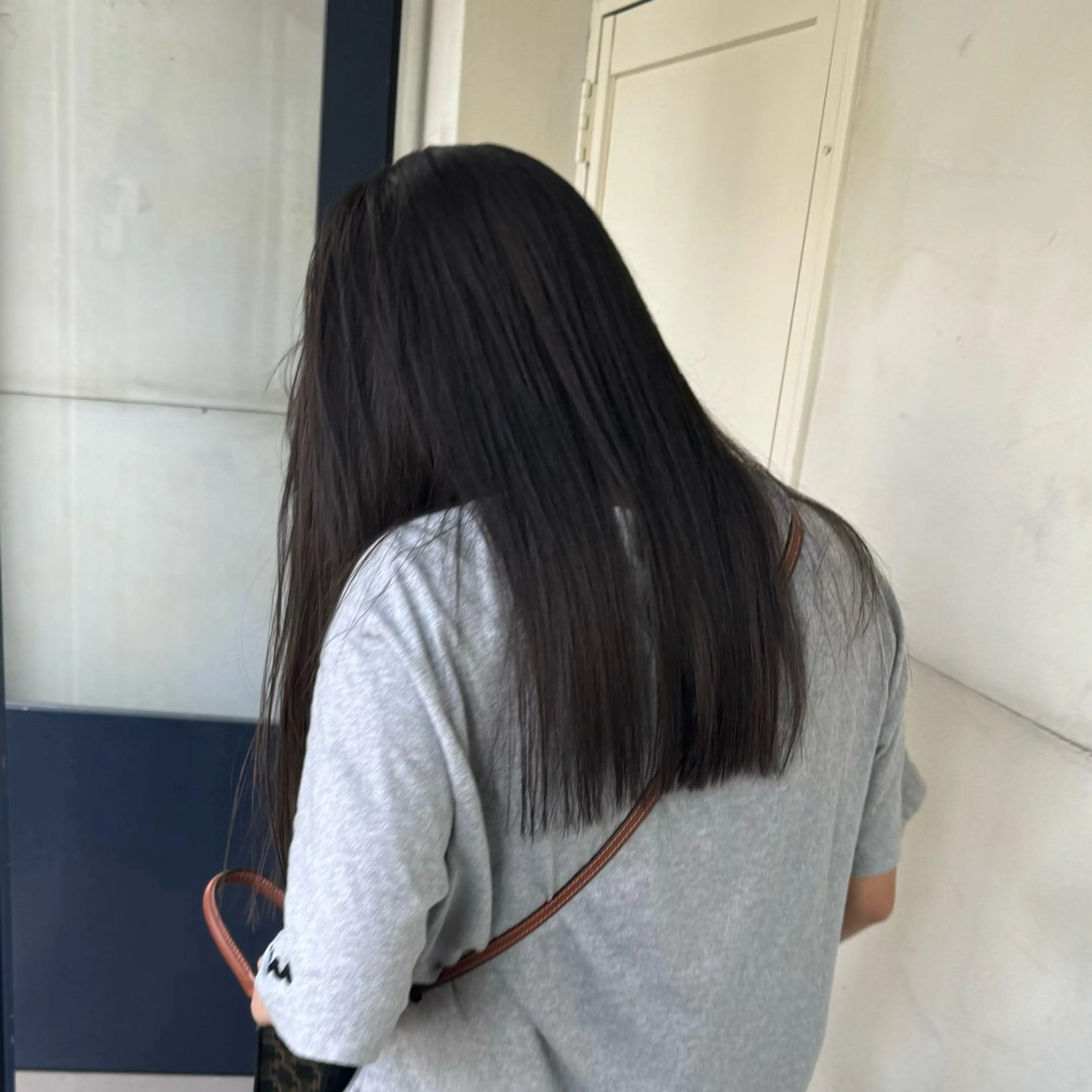 ロング カラー カット ヘアカラー 清水愛果/オリーブ カラー/透明感カラーのヘアスタイル