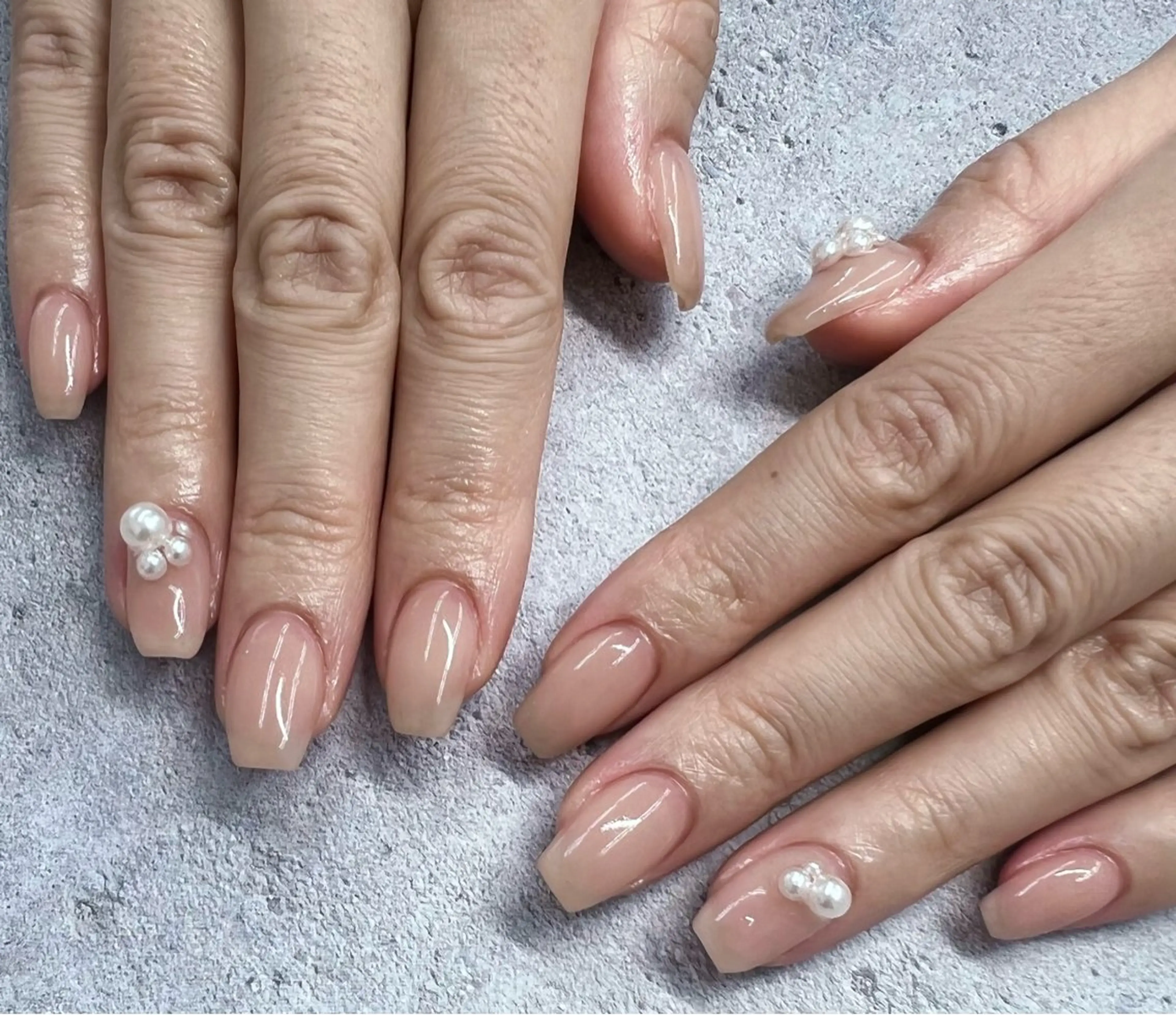 ネイル アートネイル ワンカラーネイル nail salon Myunaのネイルデザイン