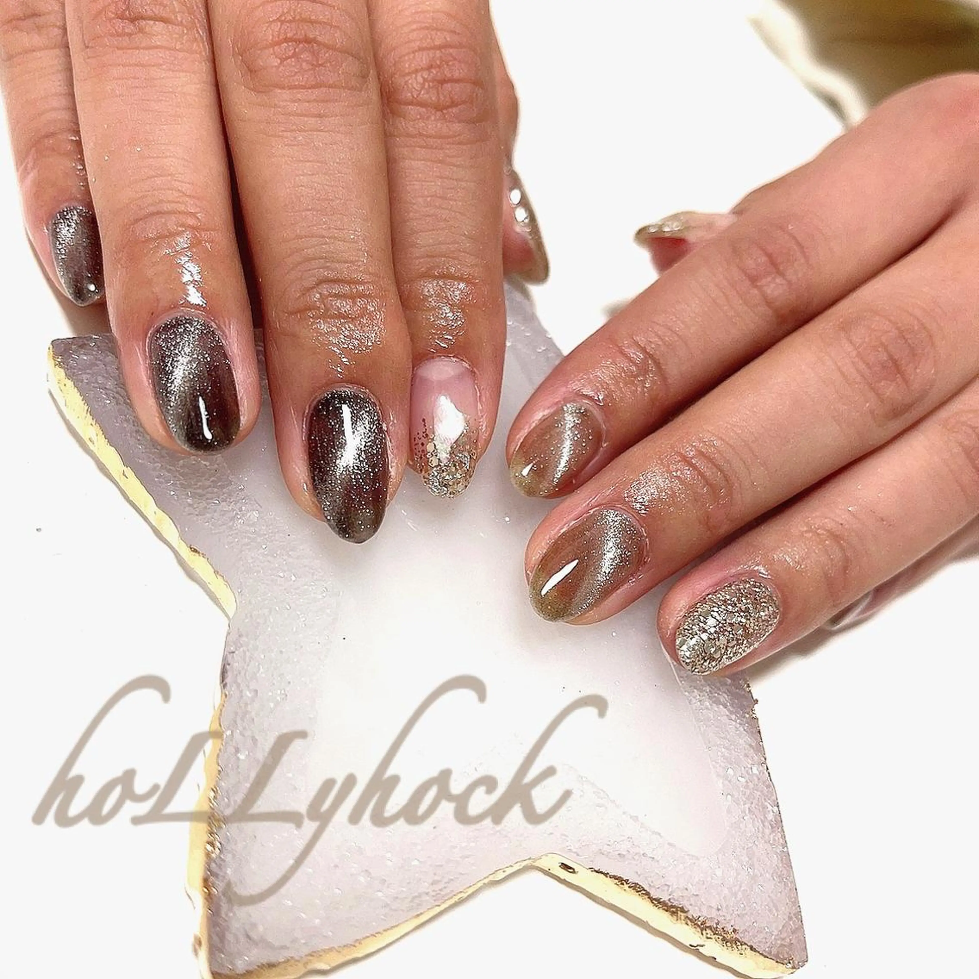 ネイル nail salon hoLLyhockのネイルデザイン