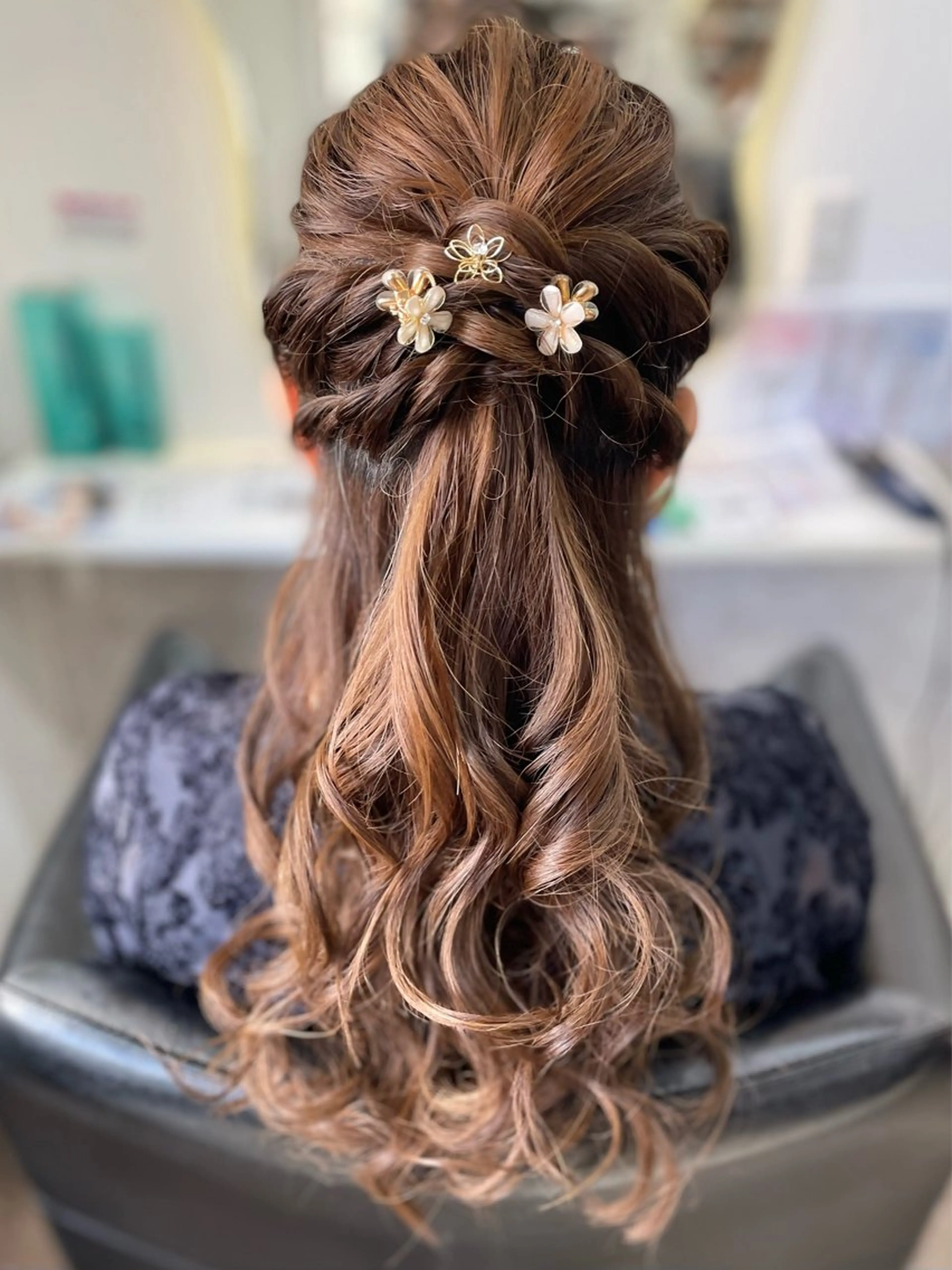 ヘアアレンジ ヘアセット 🍀みちか🍀 lovis💕モデルのヘアスタイル