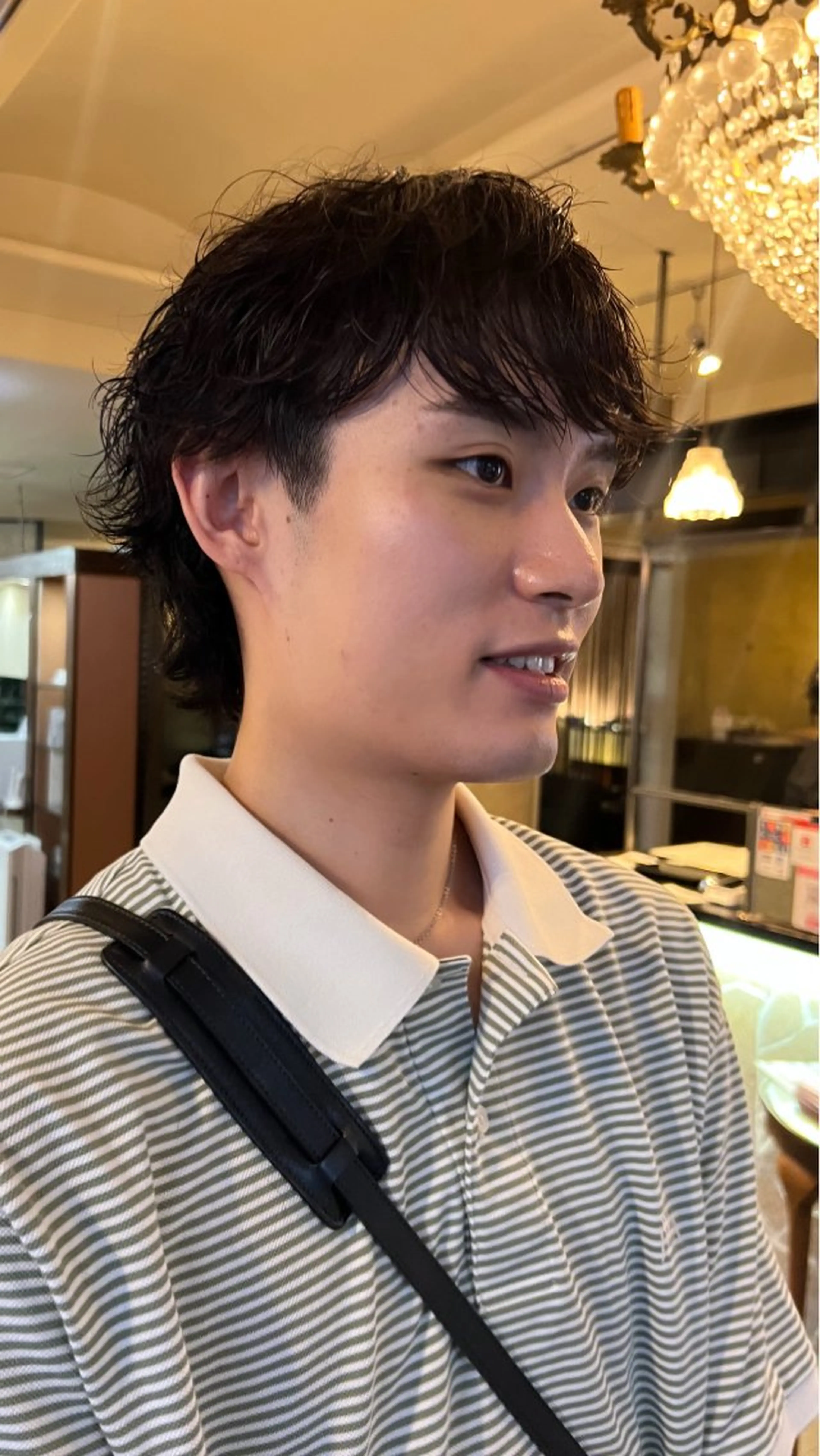 メンズ カット パーマ 只野 真衣のヘアスタイル