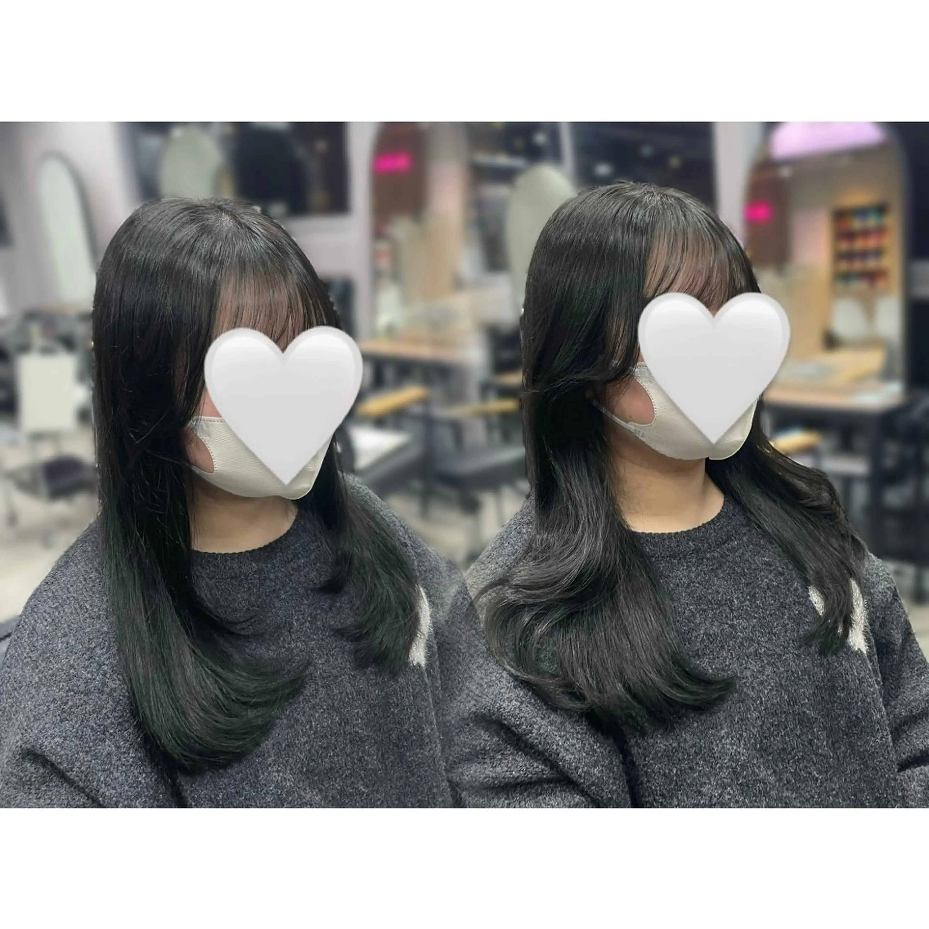 ロング カット ヘアカラー ゆ ら　⛓🩶のヘアスタイル