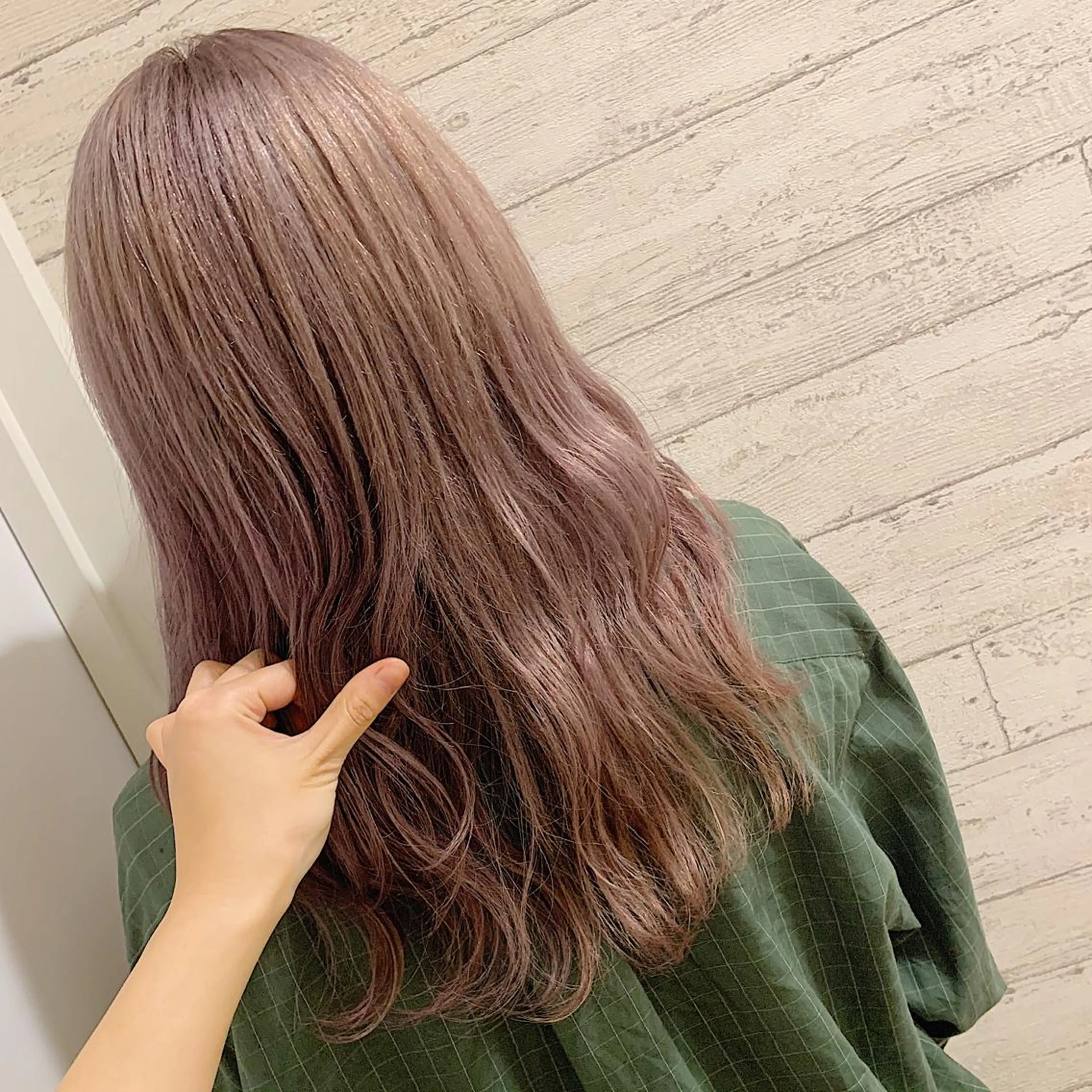 セミロング カラー ラベンダーカラー ピンクカラー ピンクラベンダー ホワイトピンク GO TODAY SHAiRE SALON 町田店所属・🫧大森 知夏🫧のヘアスタイル