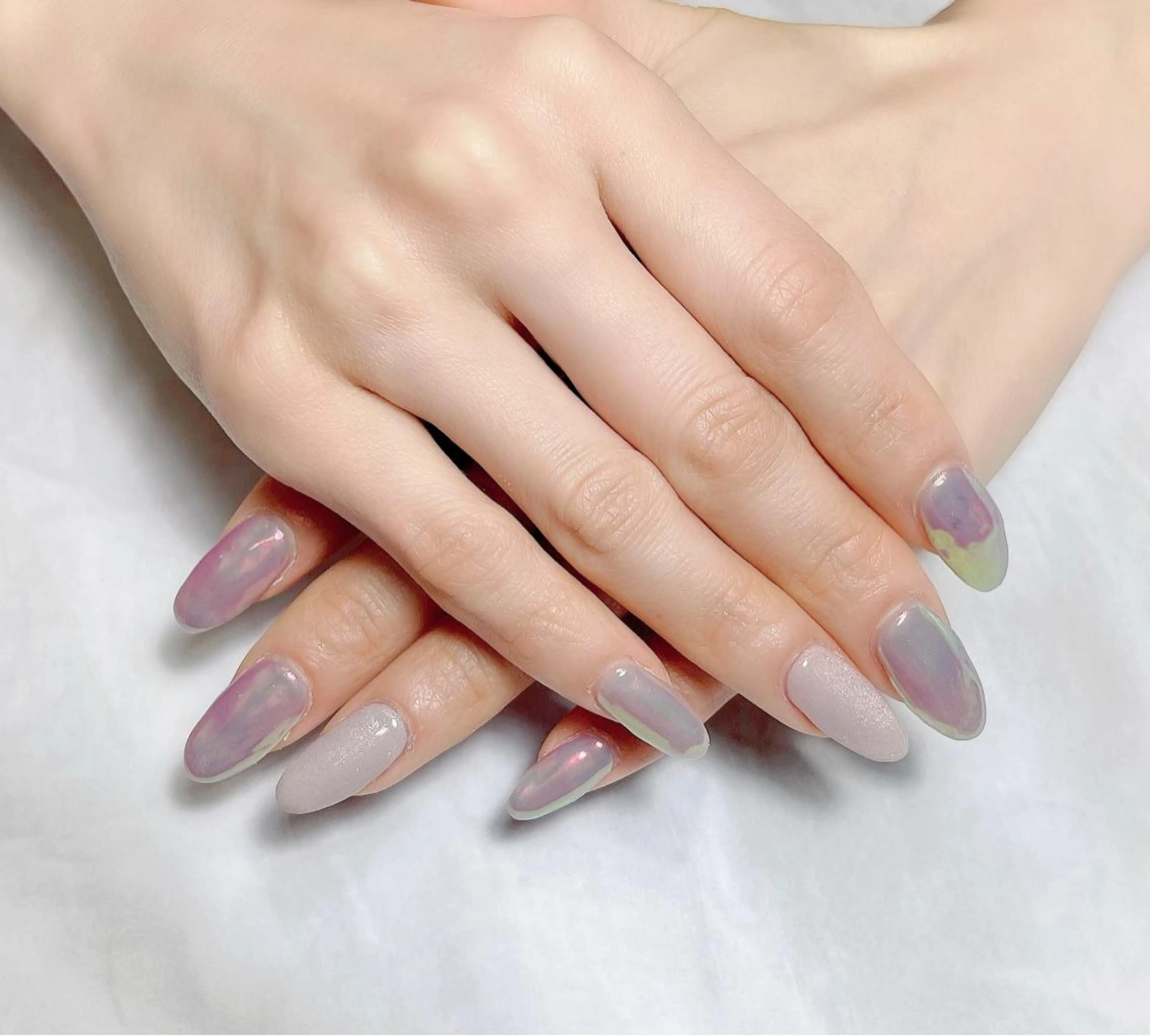 ネイル オーロラネイル マグネットネイル hairsalon556所属・hairsalon 556のネイルデザイン