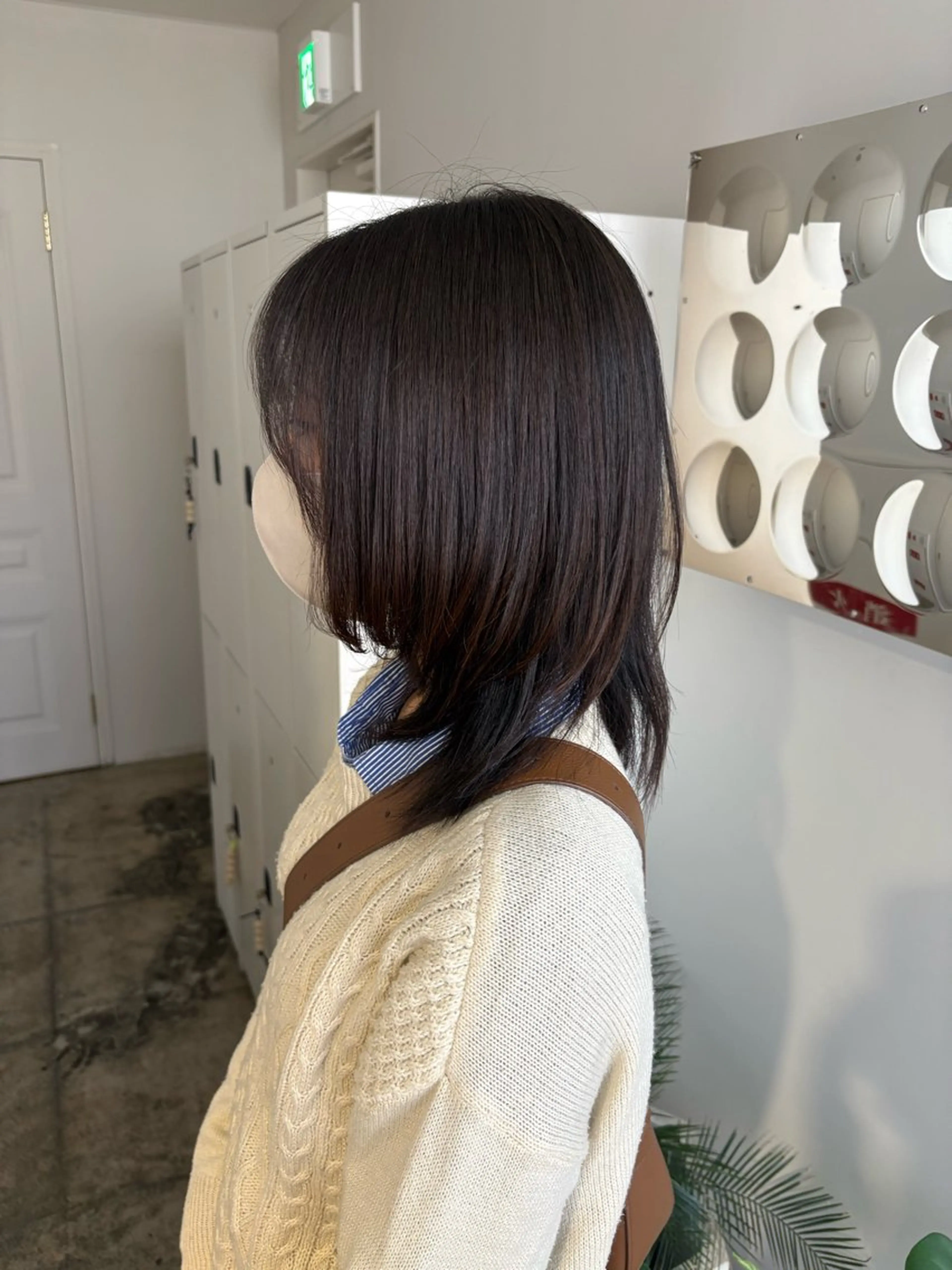 ミディアム カット 琉花/Jrスタイリス ト/レイヤーカットのヘアスタイル