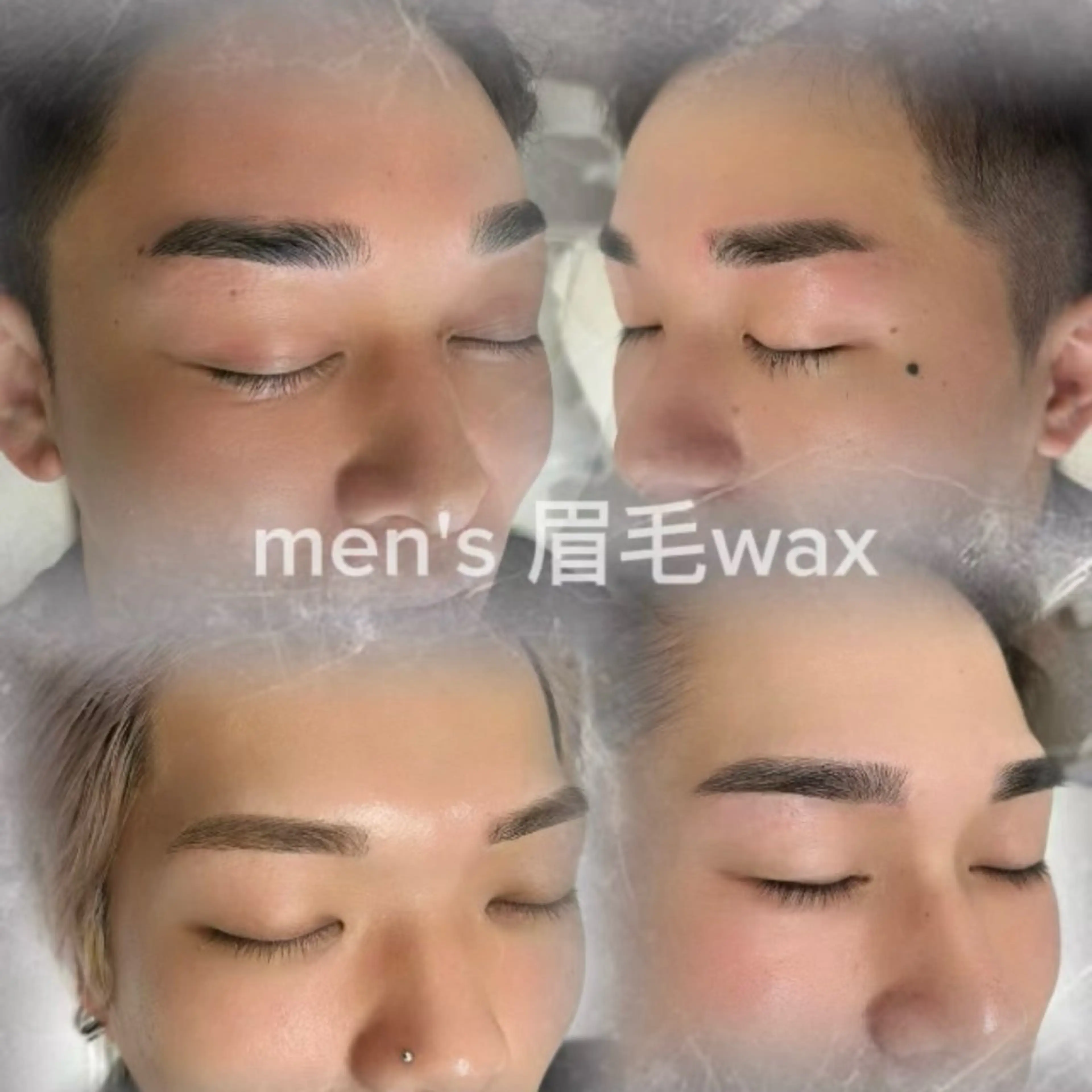 メンズ アイブロウ ワックス脱毛 眉カット LUCE (ルーチェ)のマツエク・マツパデザイン