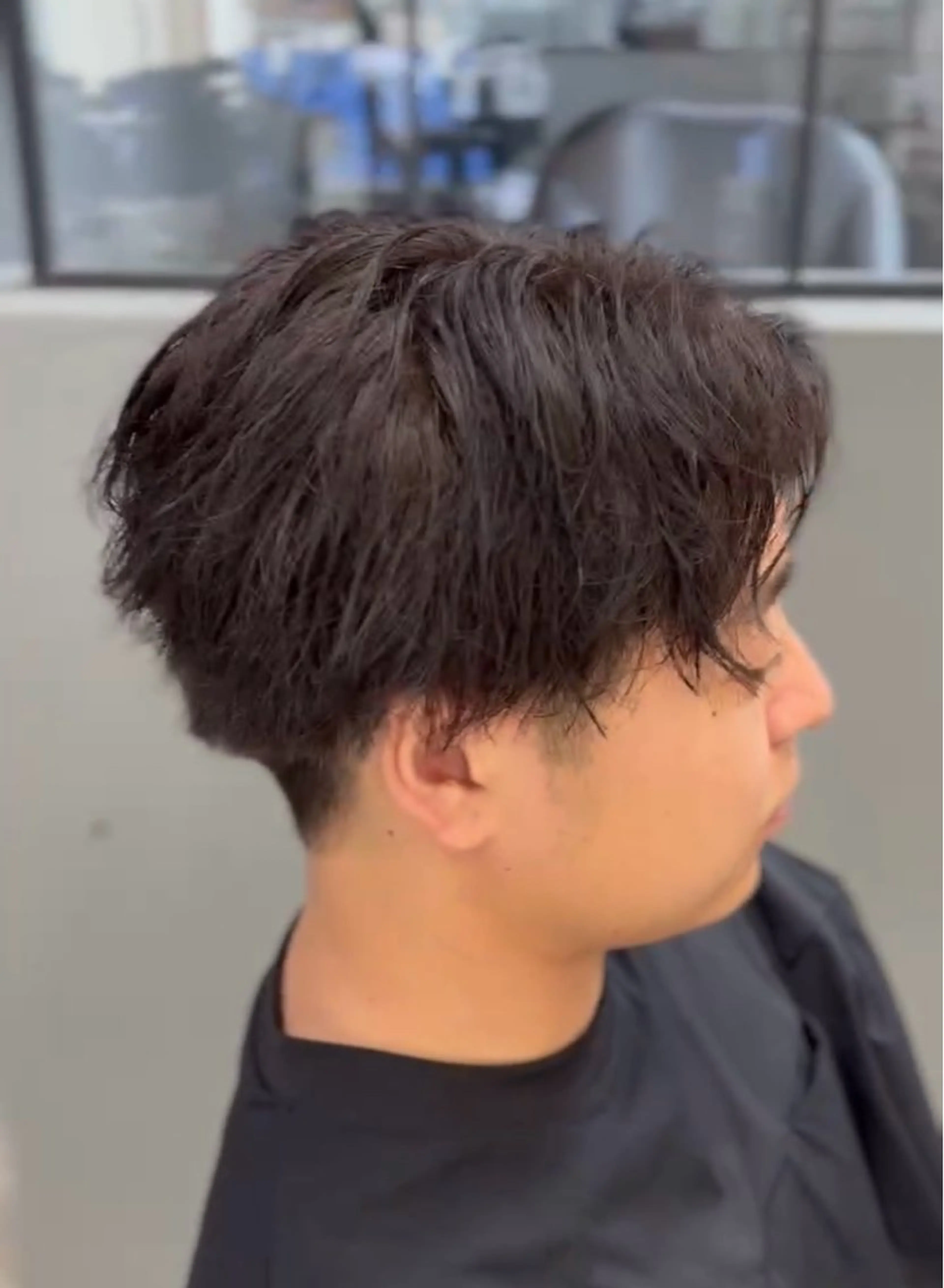 ショート パーマ メンズ カット パーマ メンズ専門サロン wokeのヘアスタイル