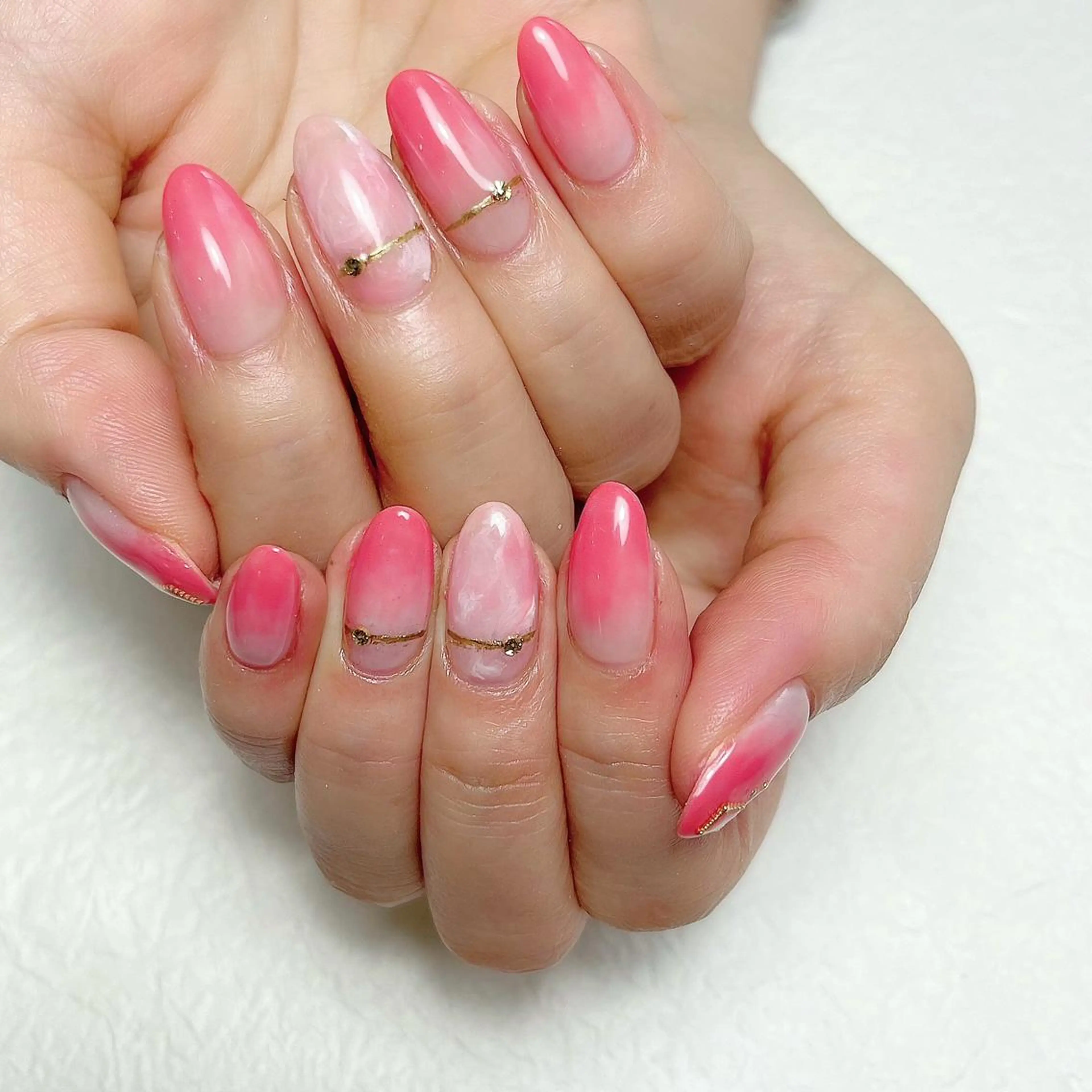 ネイル アートネイル ジェルネイル キラキラネイル ミラーネイル ニュアンスネイル Y nail なんば堀江店のネイルデザイン