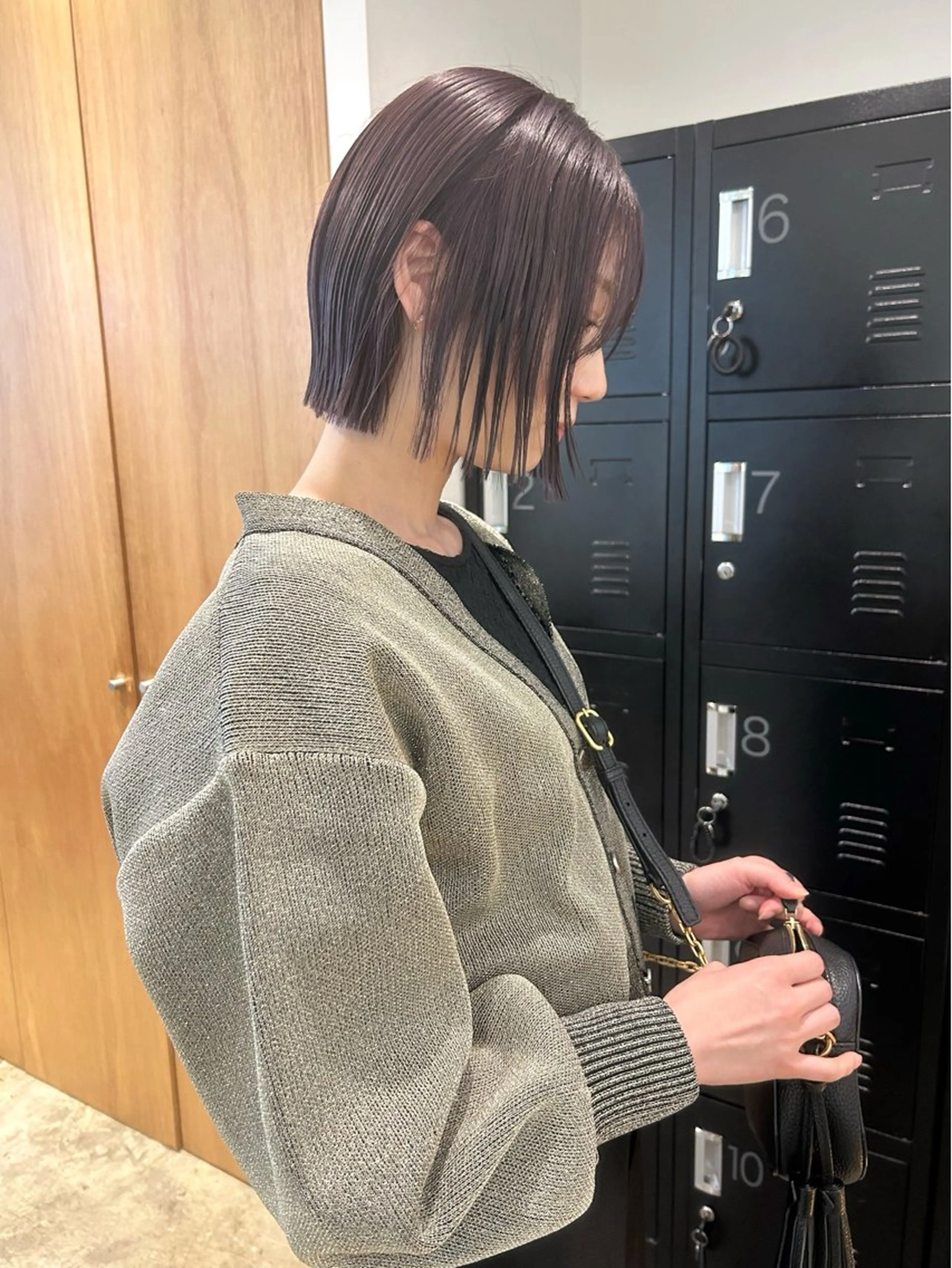 ショート カラー ラベンダーカラー ボブ カット ヘアカラー カラーリスト菅野 竜矢🌈のヘアスタイル